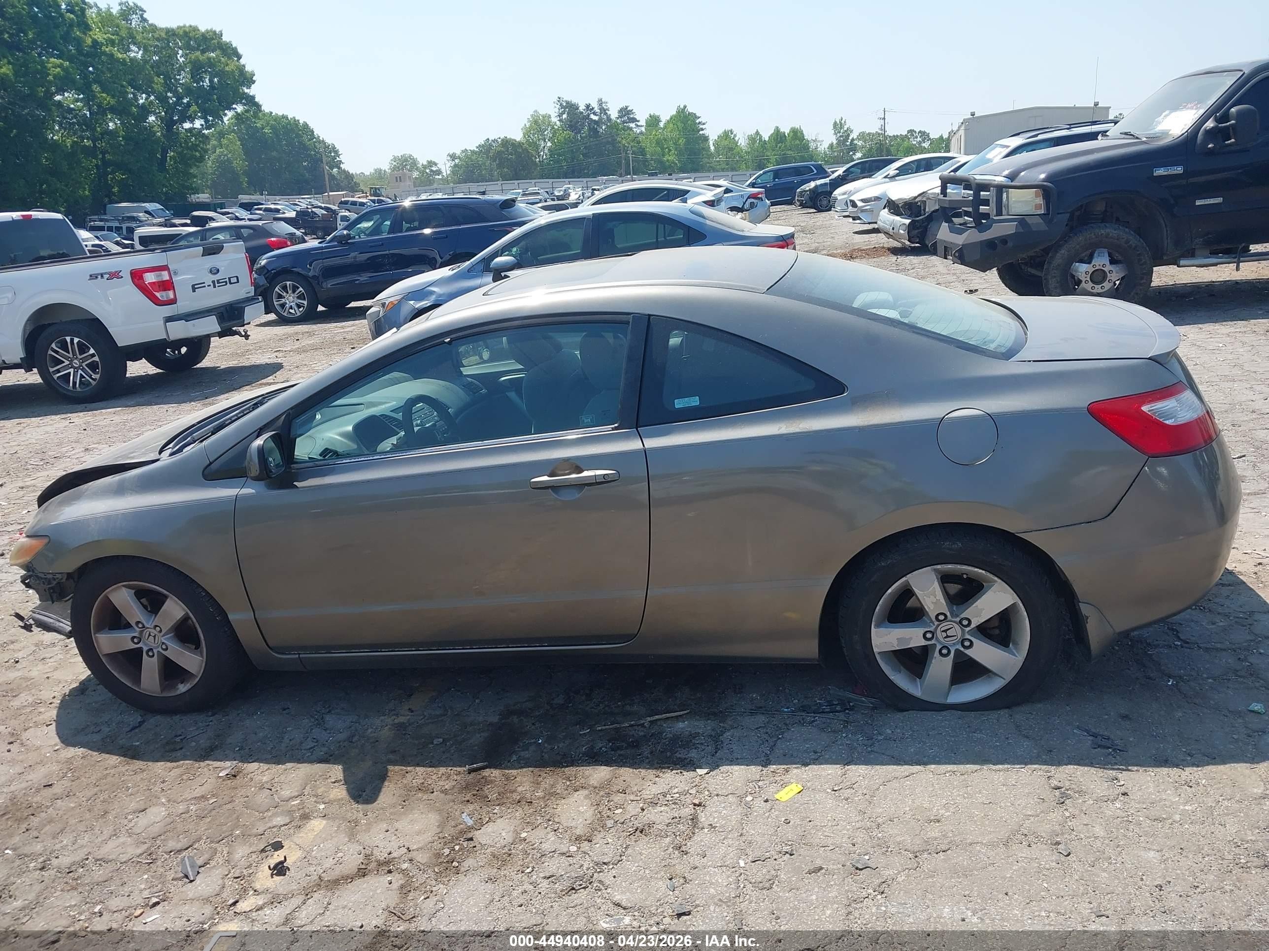 2006 Honda Civic Ex Gray vin: 2HGFG12846H553836