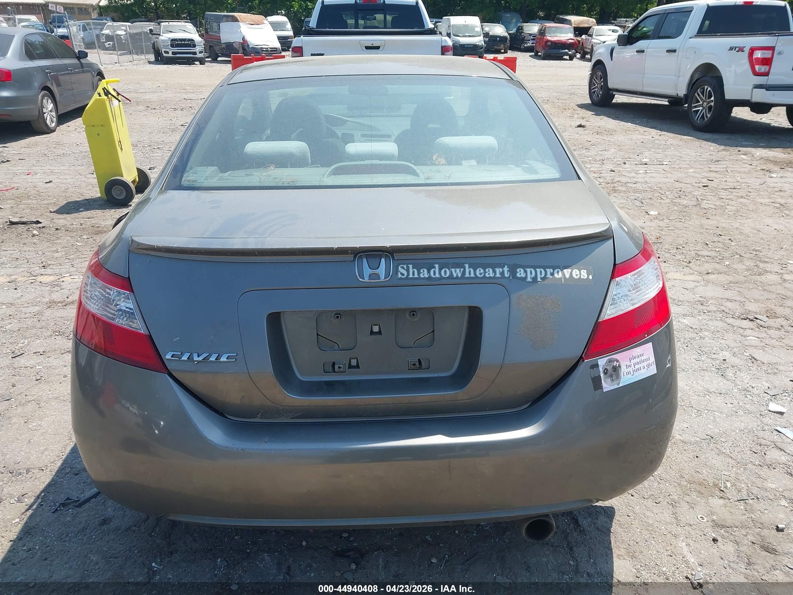 2006 Honda Civic Ex Gray vin: 2HGFG12846H553836