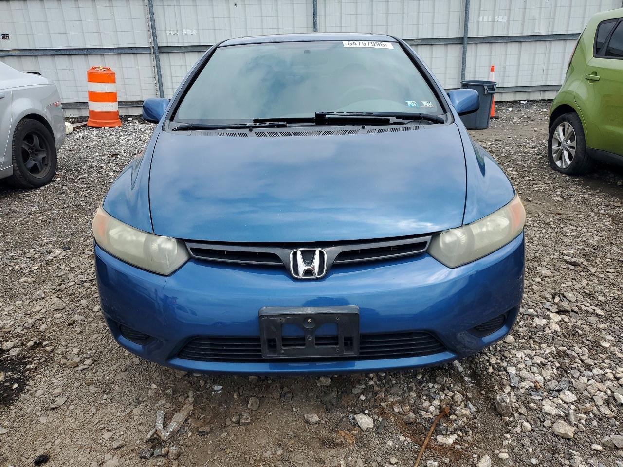 2006 Honda Civic Ex Blue vin: 2HGFG12846H562617