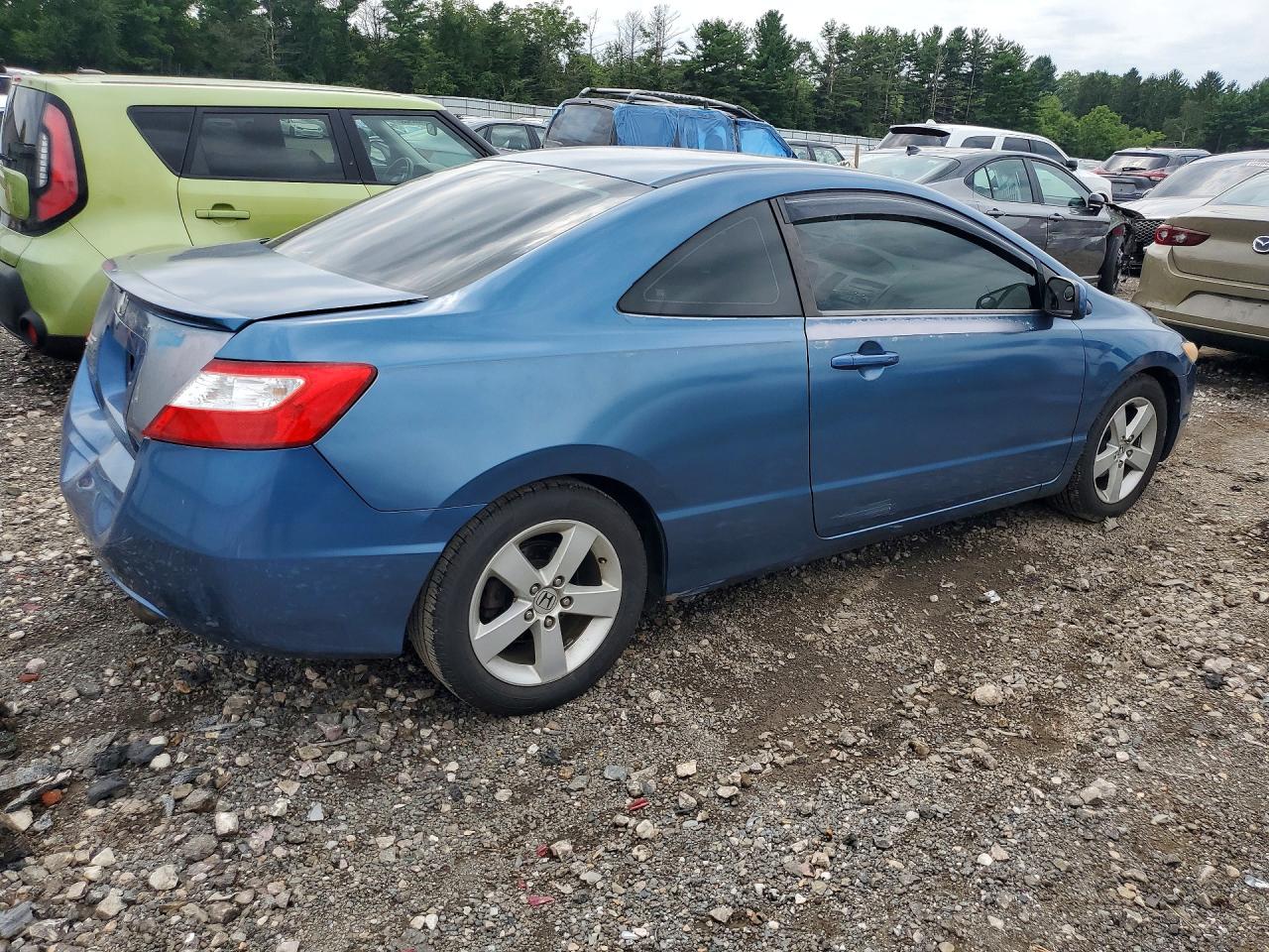 2006 Honda Civic Ex Blue vin: 2HGFG12846H562617