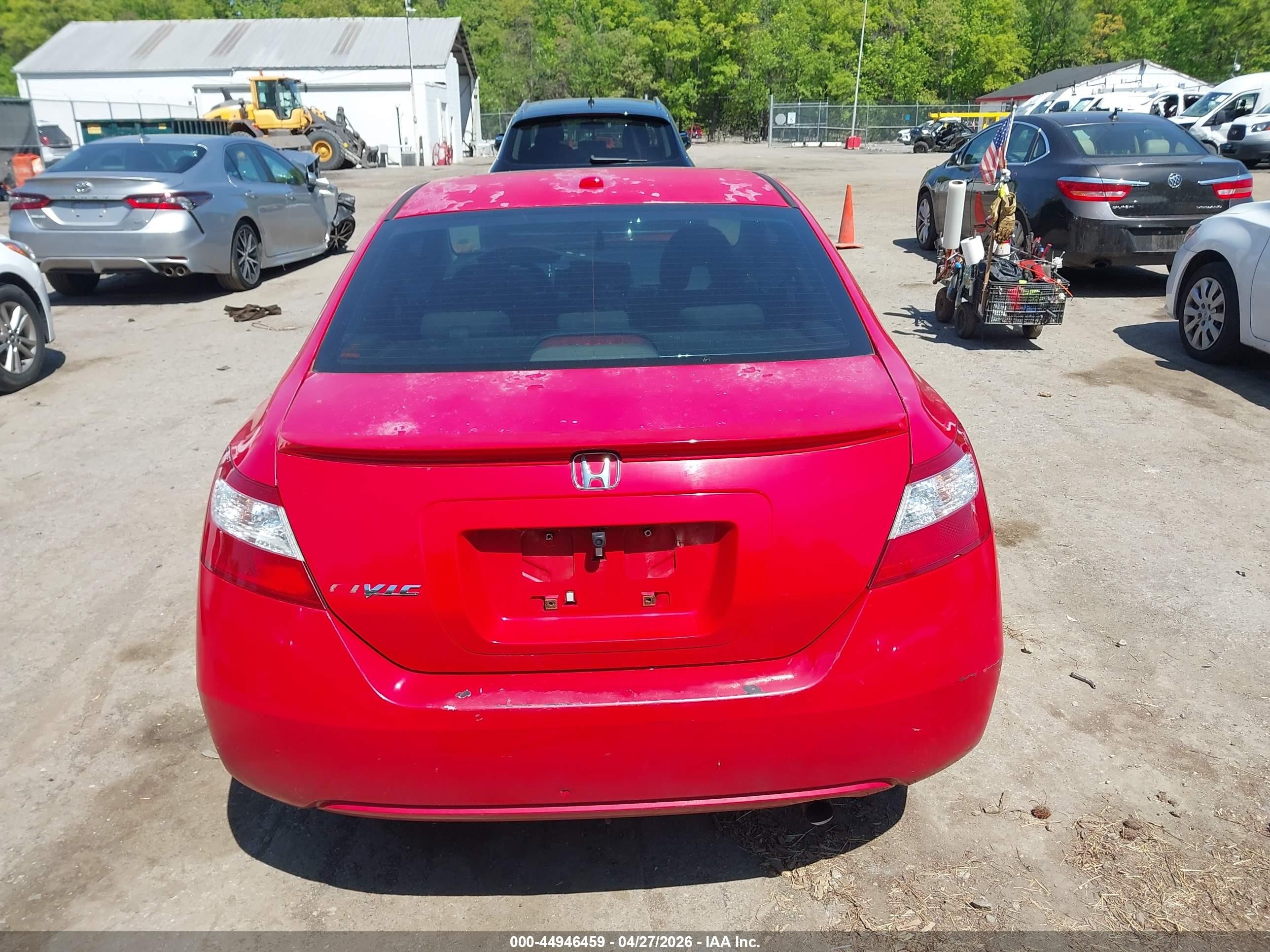 2006 Honda Civic Ex Красный vin: 2HGFG12846H571351
