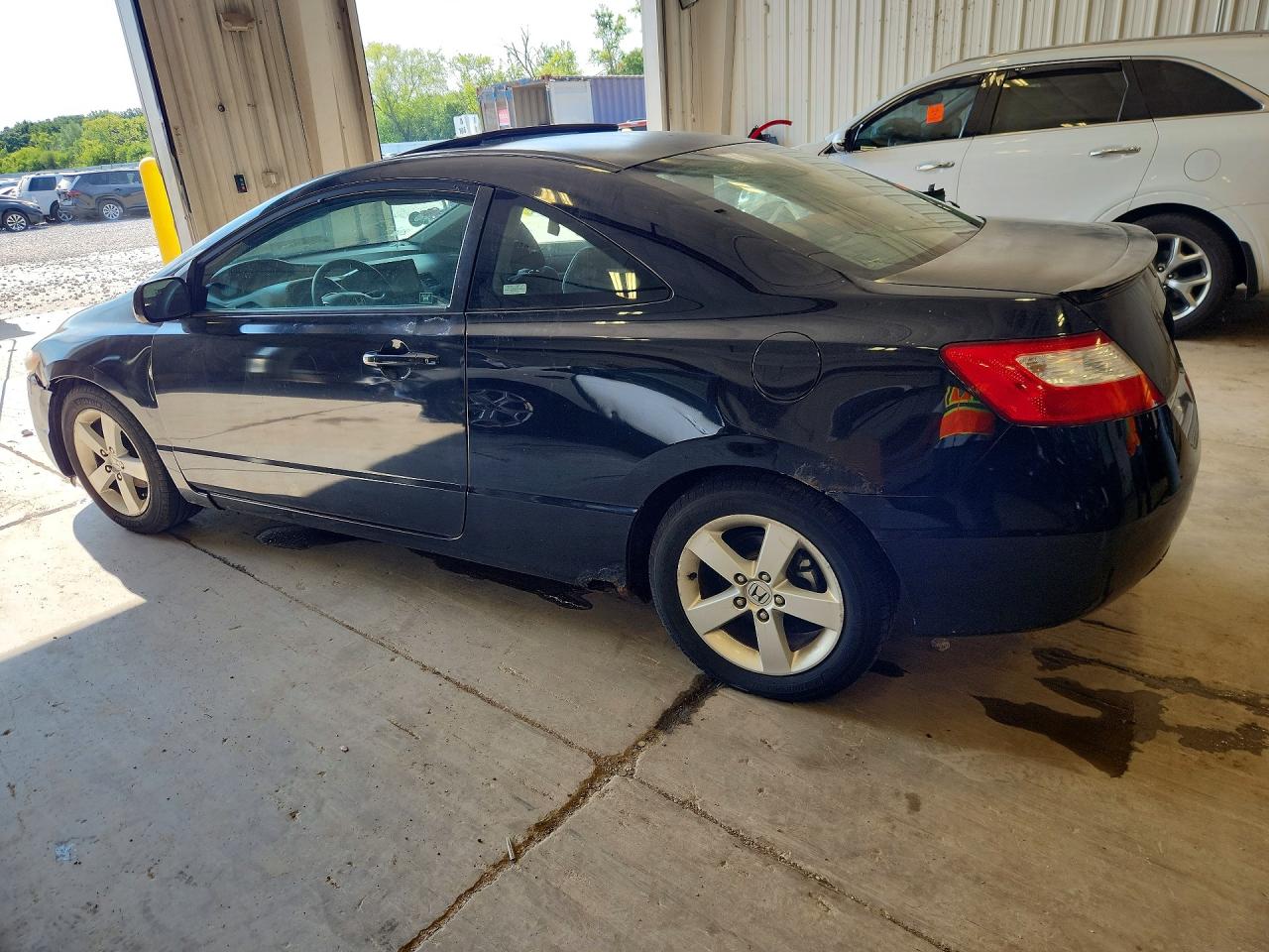 2007 Honda Civic Ex Black vin: 2HGFG12847H541204