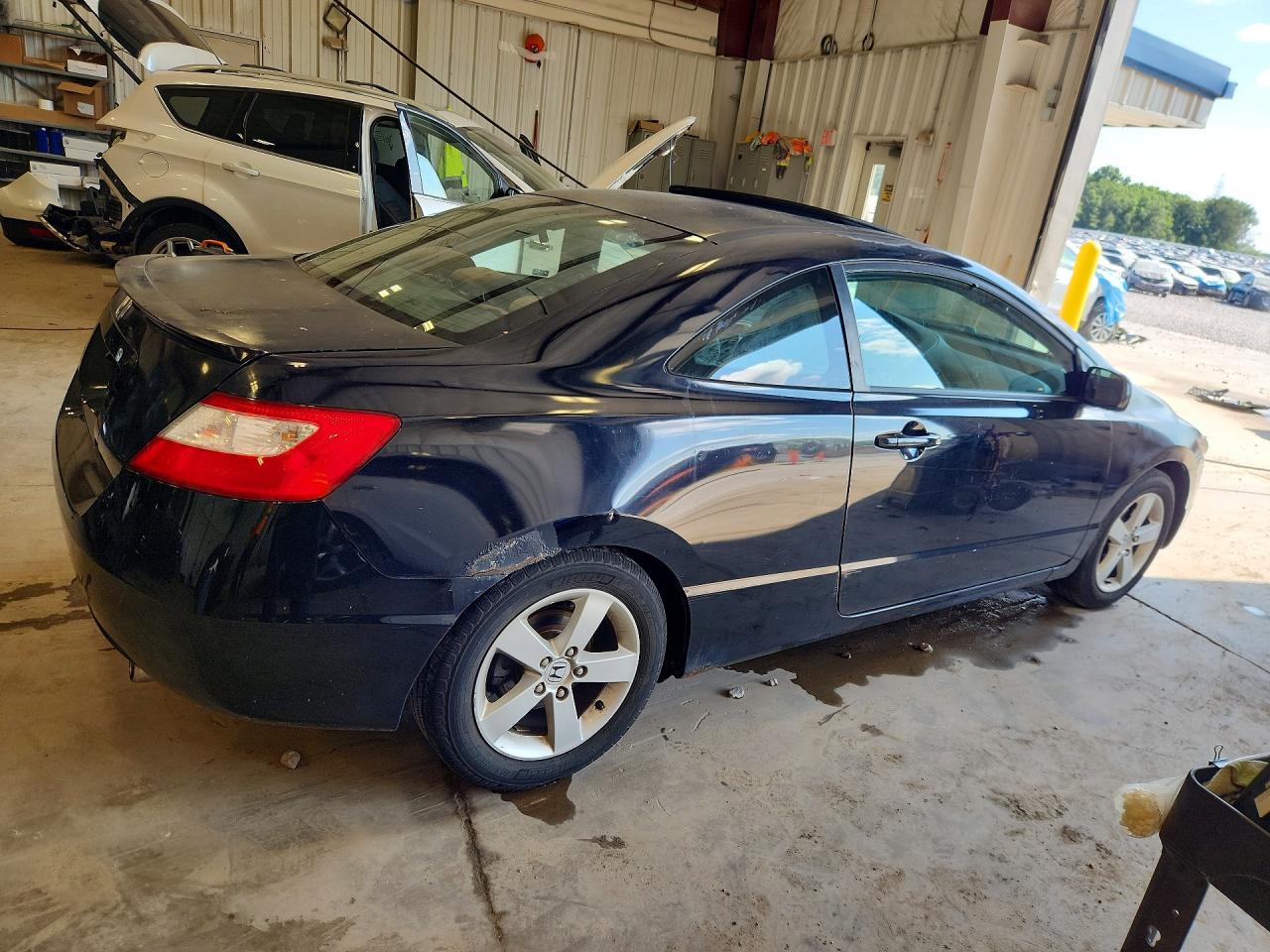 2007 Honda Civic Ex Black vin: 2HGFG12847H541204