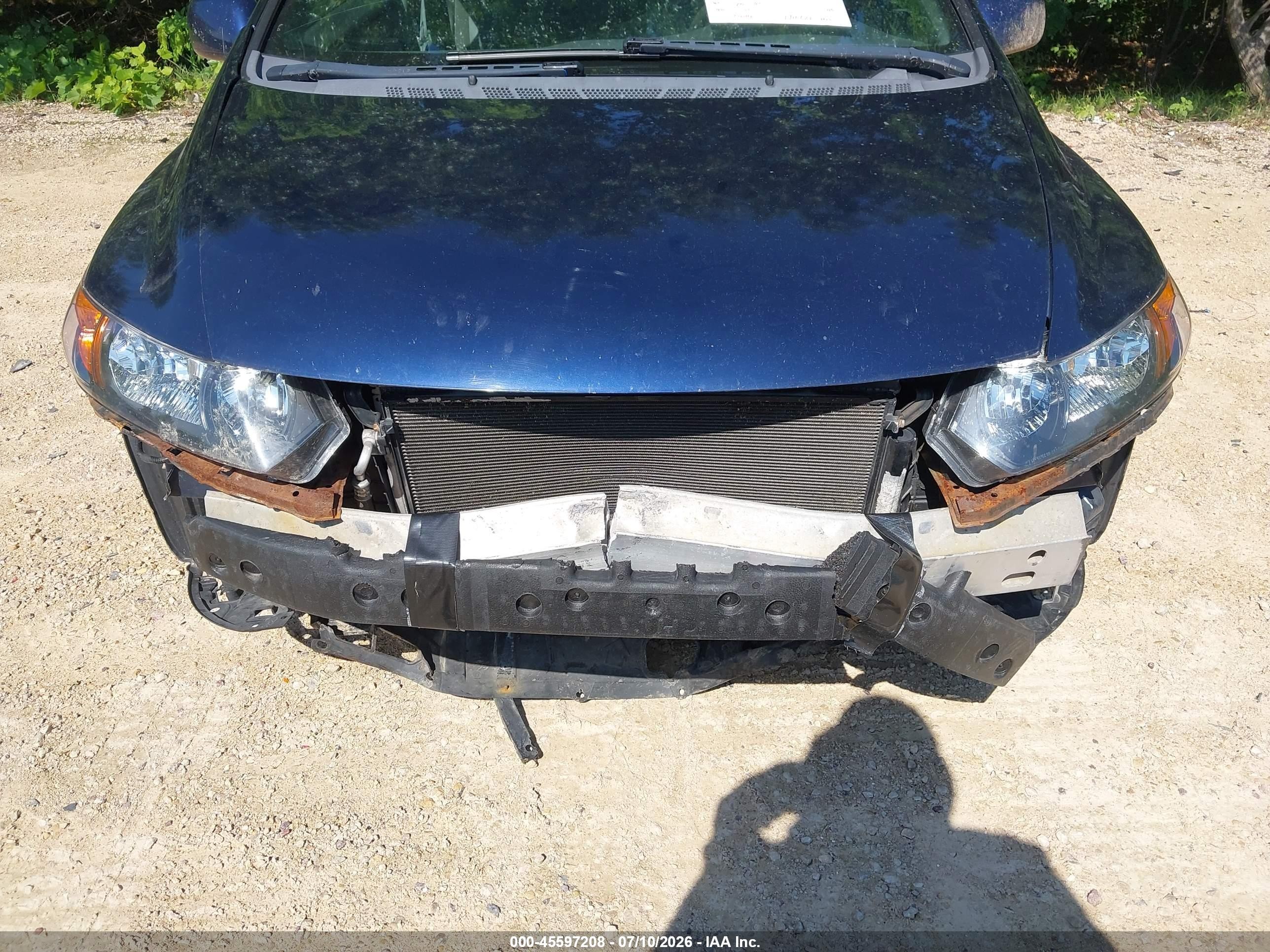 2007 Honda Civic Ex Blue vin: 2HGFG12847H547021