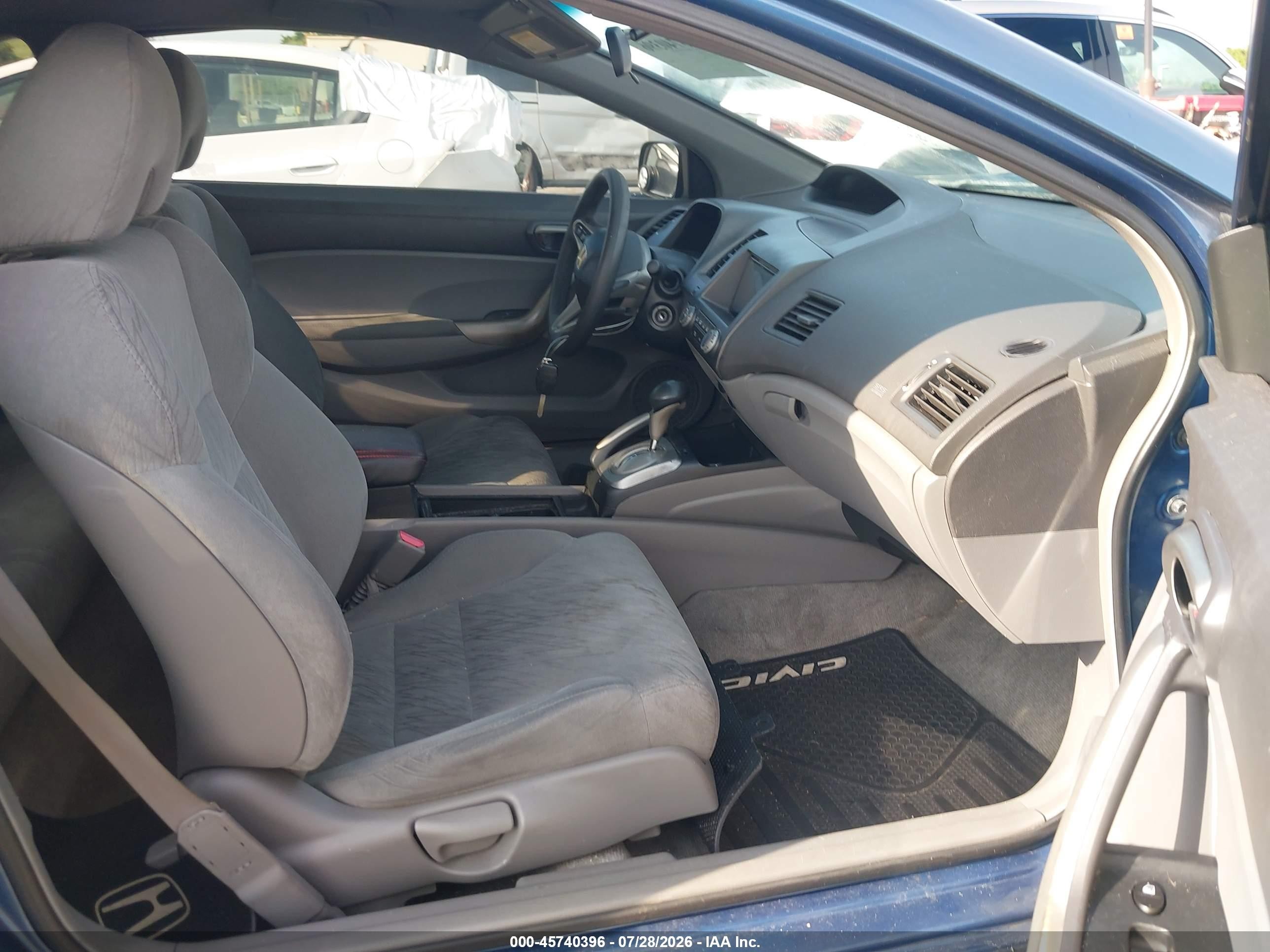2007 Honda Civic Ex Blue vin: 2HGFG12847H573019