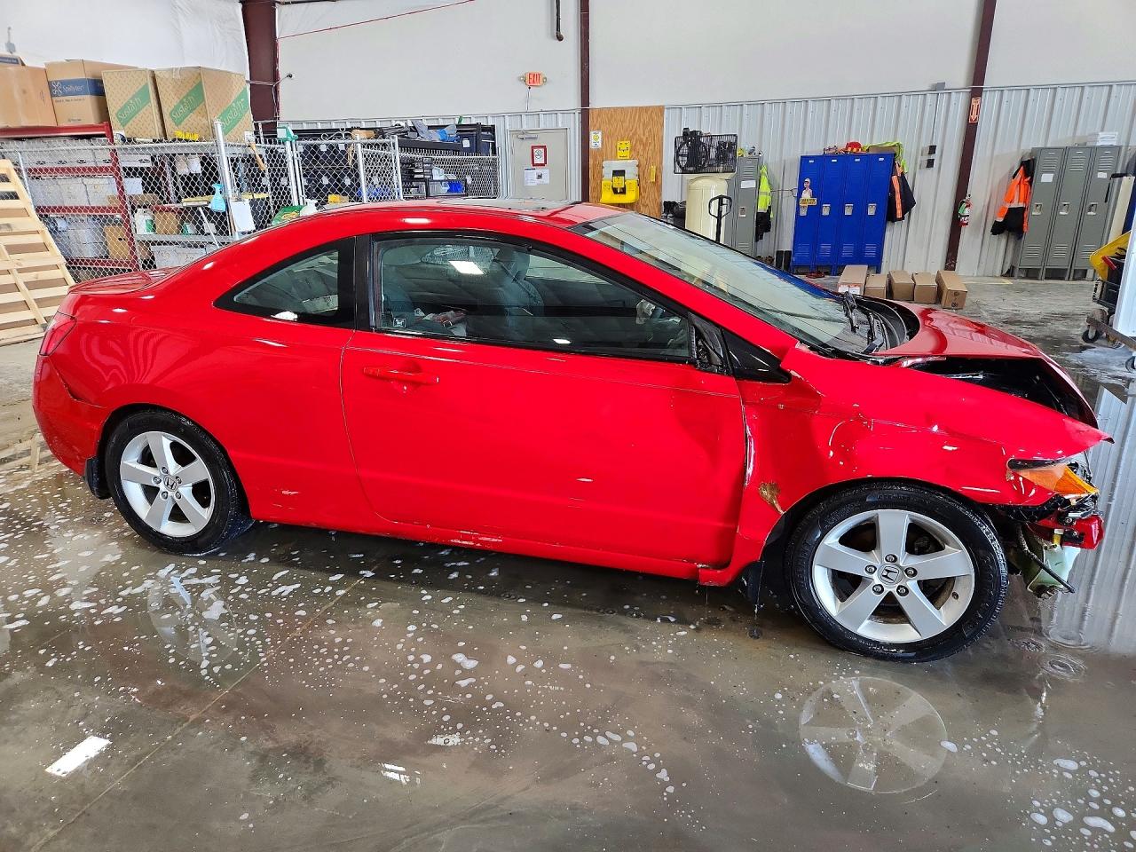 2008 Honda Civic Ex Red vin: 2HGFG12848H508981