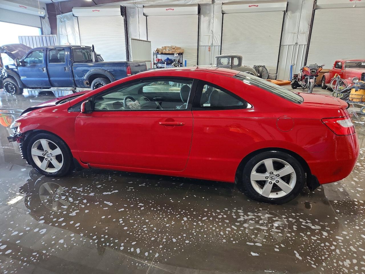 2008 Honda Civic Ex Red vin: 2HGFG12848H508981