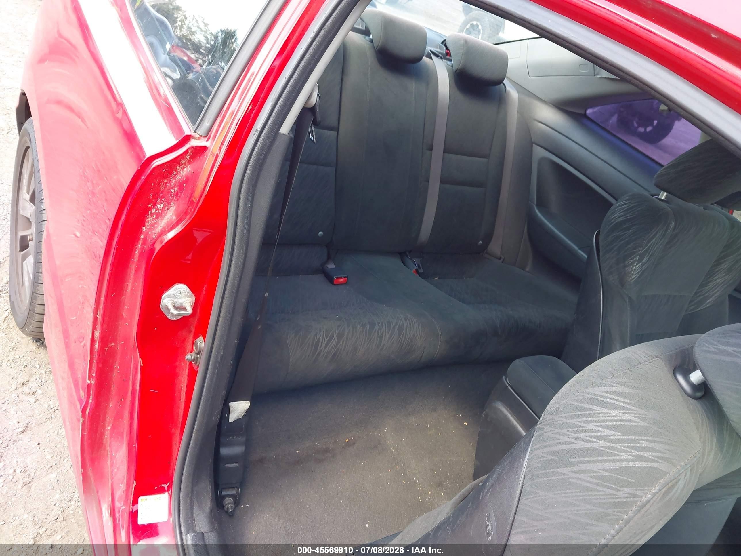 2008 Honda Civic Ex Red vin: 2HGFG12848H530334