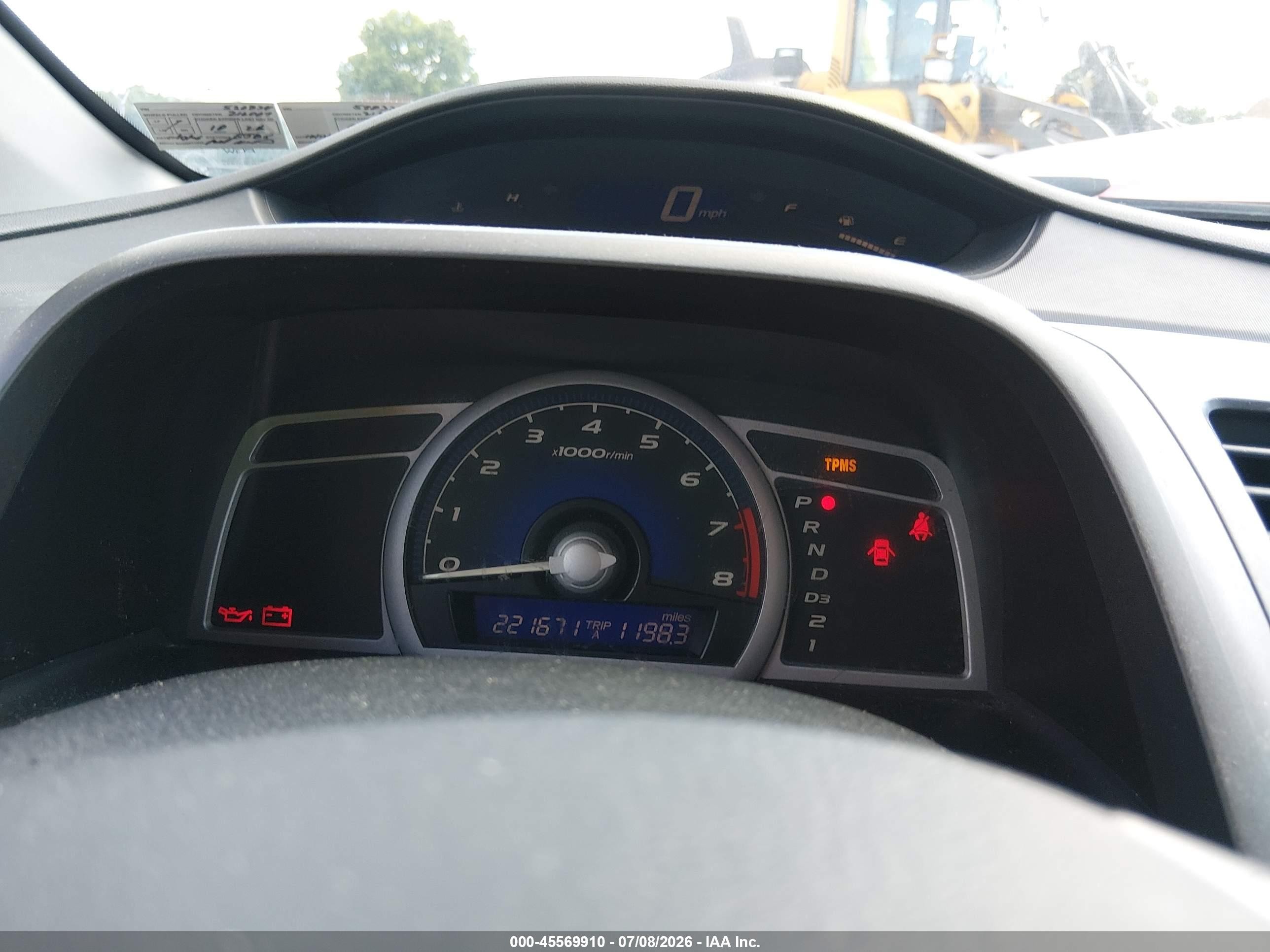 2008 Honda Civic Ex Red vin: 2HGFG12848H530334