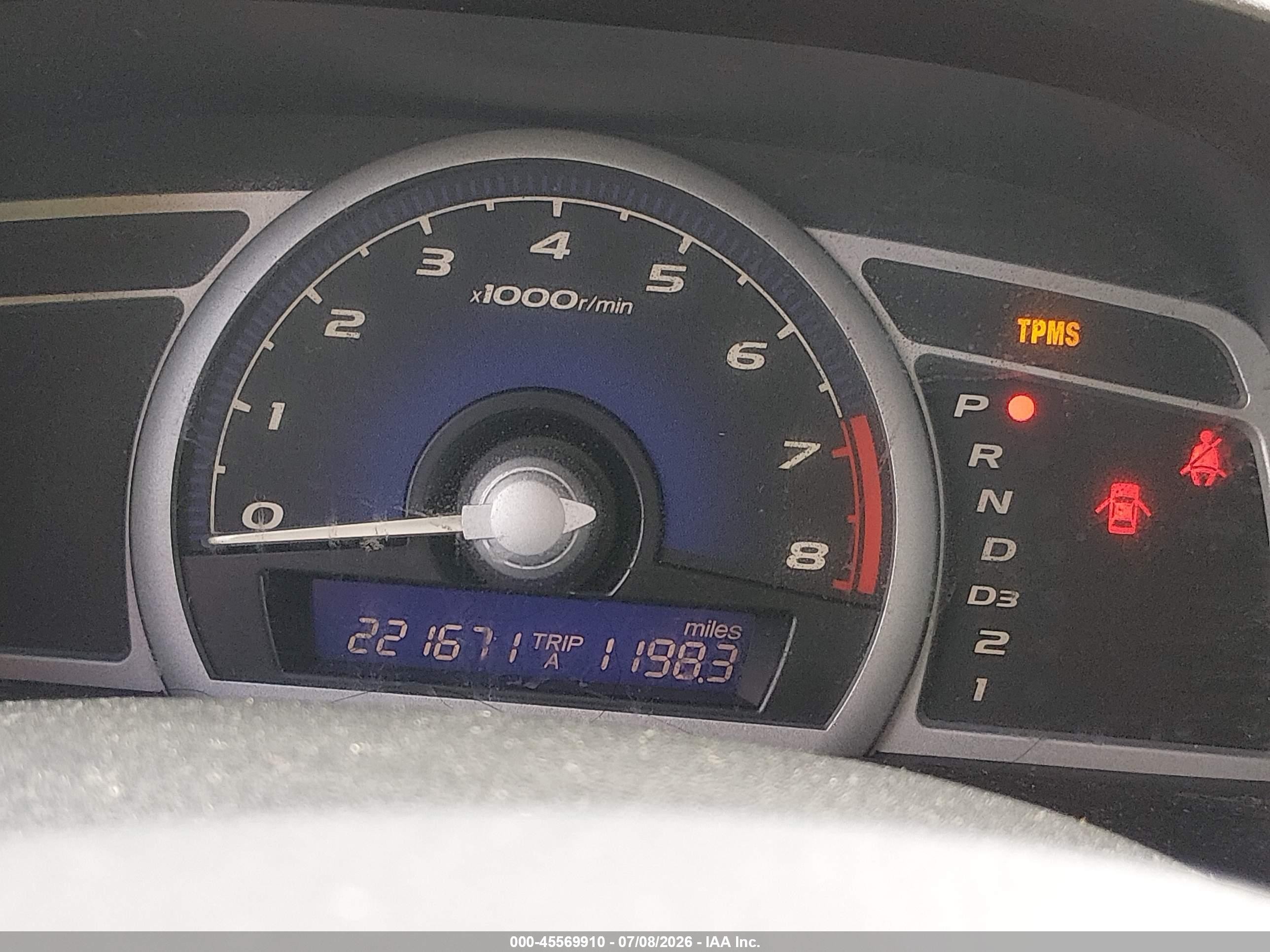 2008 Honda Civic Ex Red vin: 2HGFG12848H530334