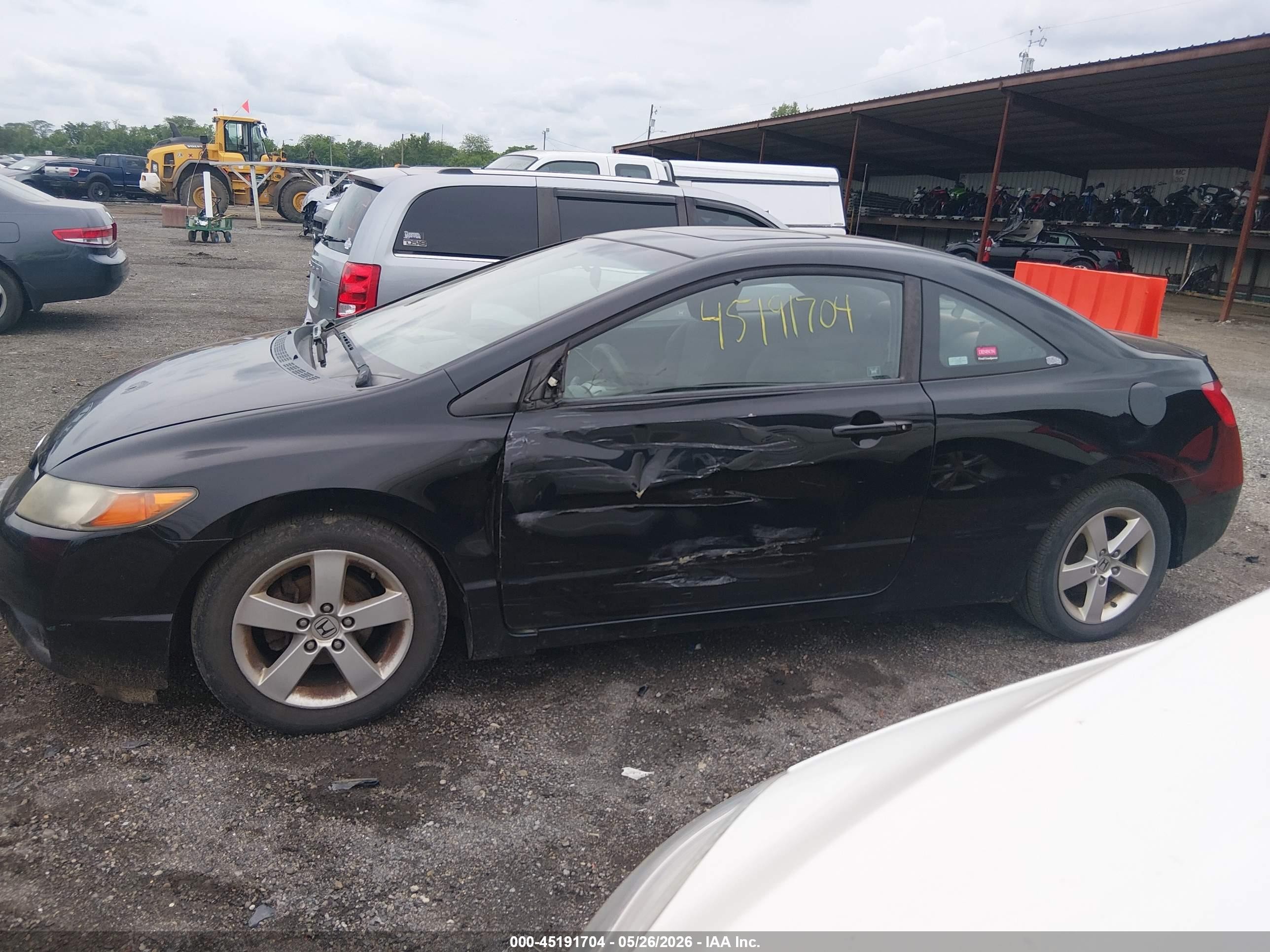 2008 Honda Civic Ex Black vin: 2HGFG12848H550681