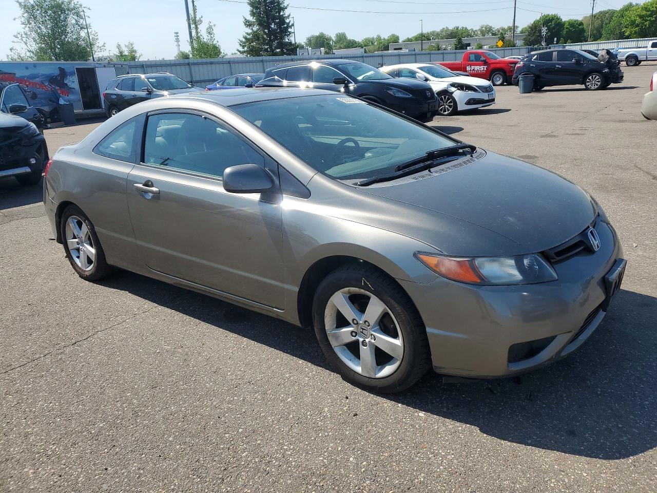 2008 Honda Civic Ex Gray vin: 2HGFG12848H555542