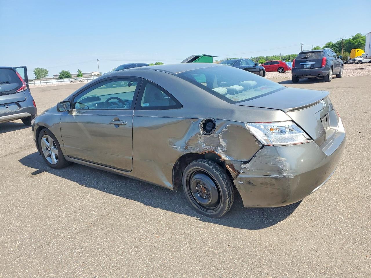 2008 Honda Civic Ex Gray vin: 2HGFG12848H555542