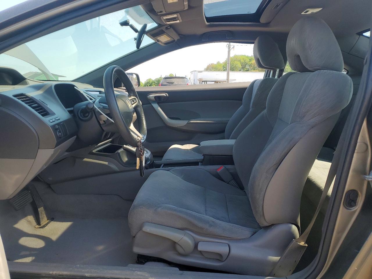2008 Honda Civic Ex Gray vin: 2HGFG12848H555542