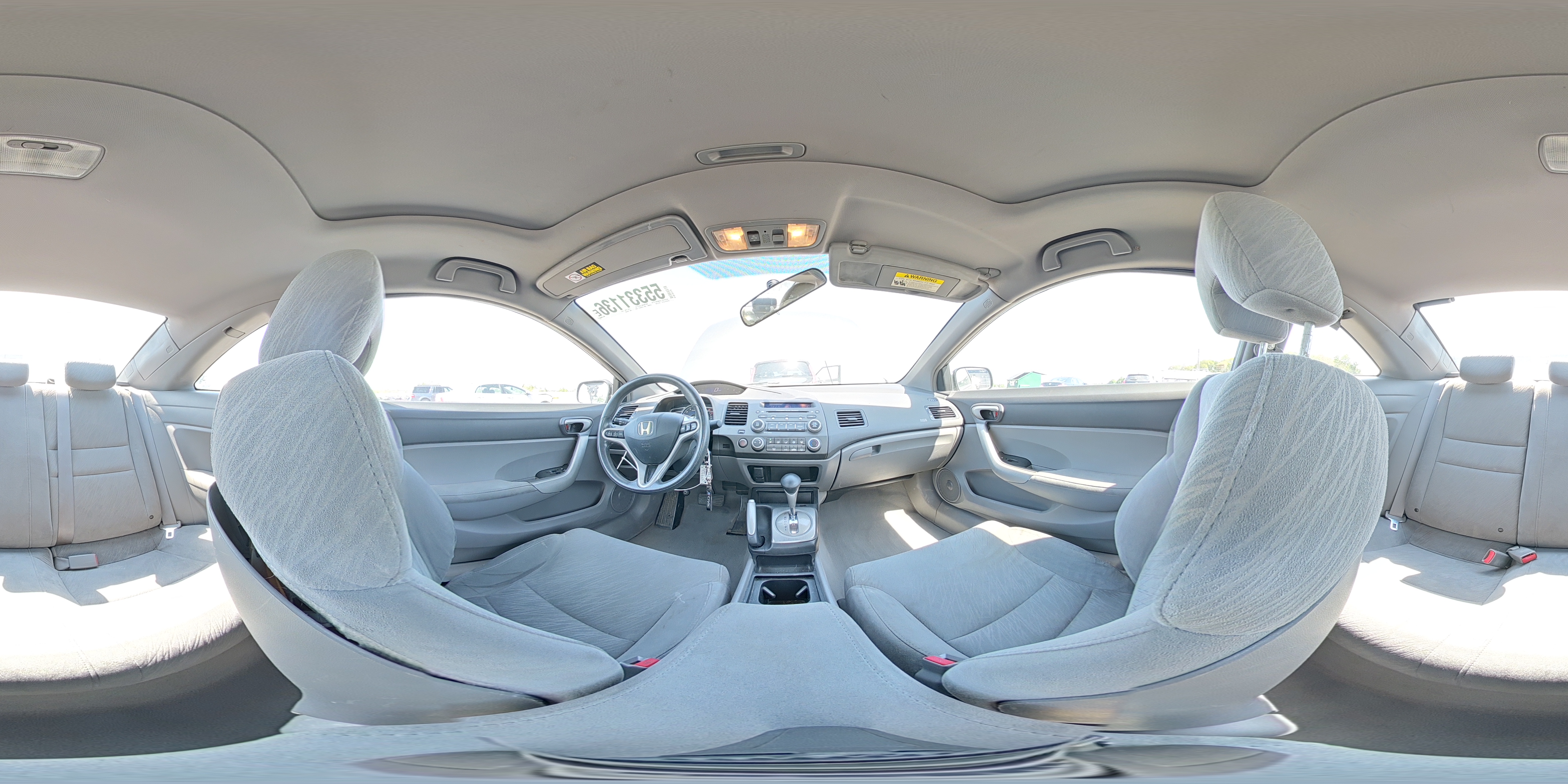2008 Honda Civic Ex Gray vin: 2HGFG12848H555542