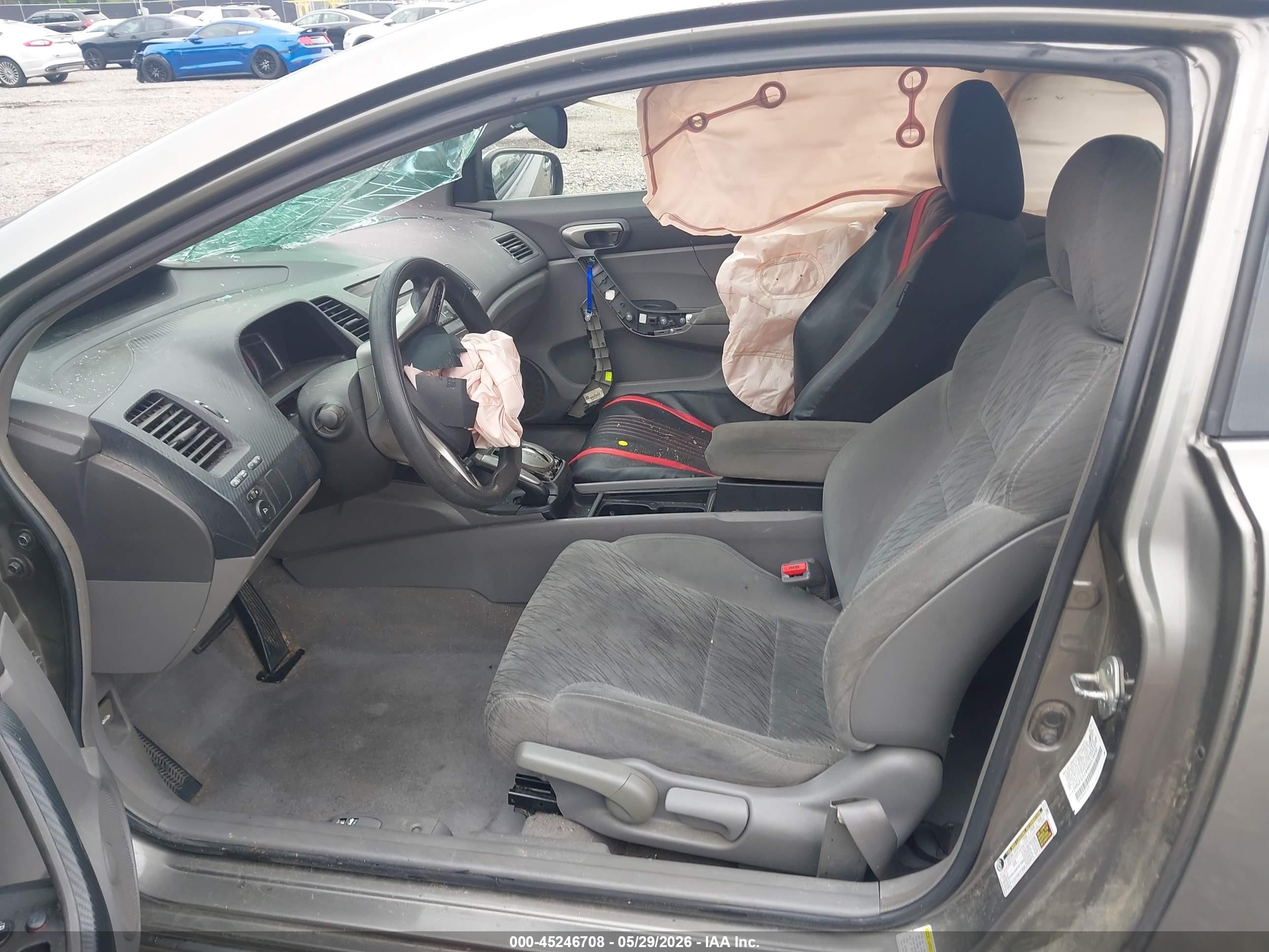 2008 Honda Civic Ex Gray vin: 2HGFG12848H578450