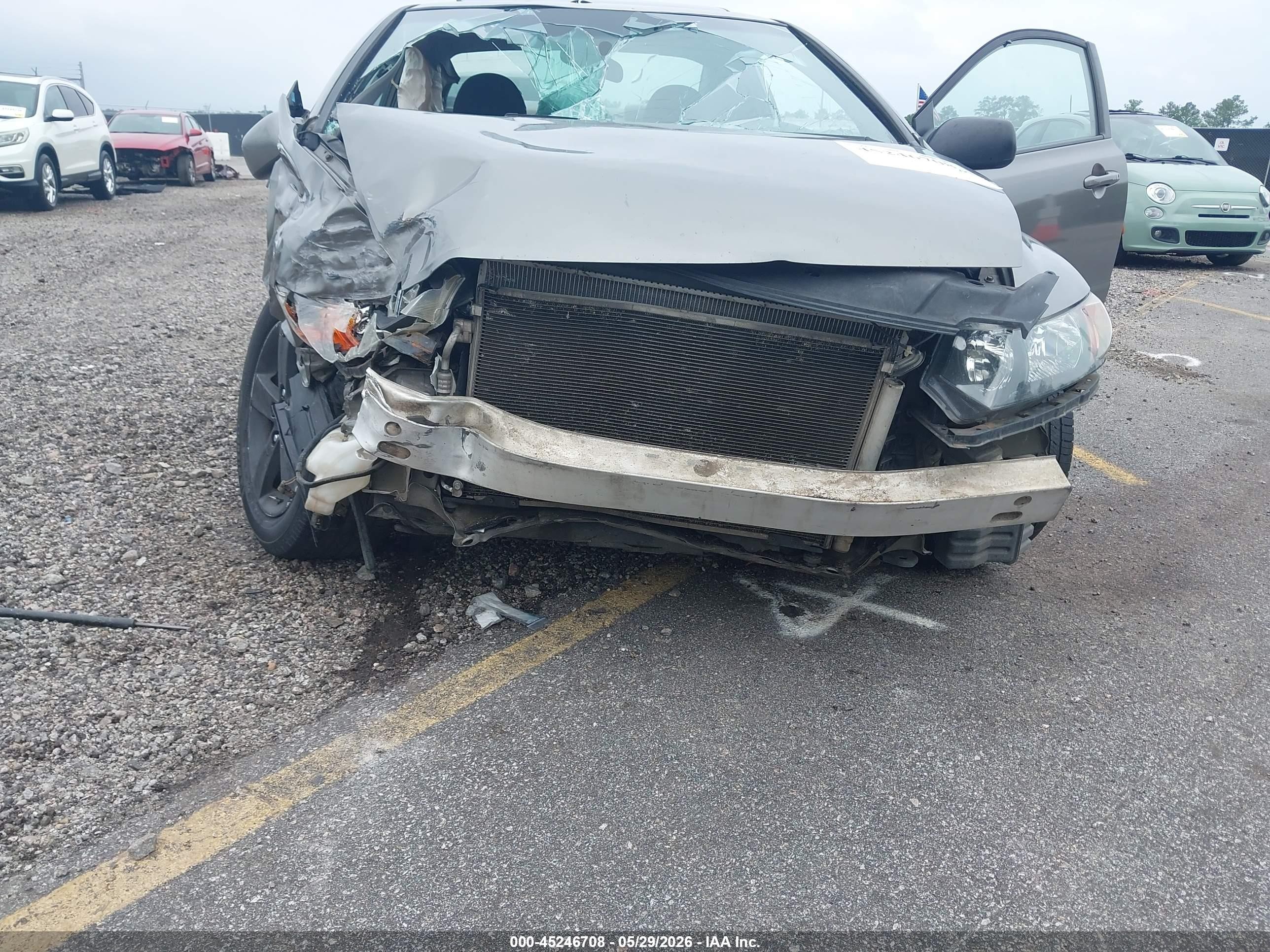 2008 Honda Civic Ex Gray vin: 2HGFG12848H578450