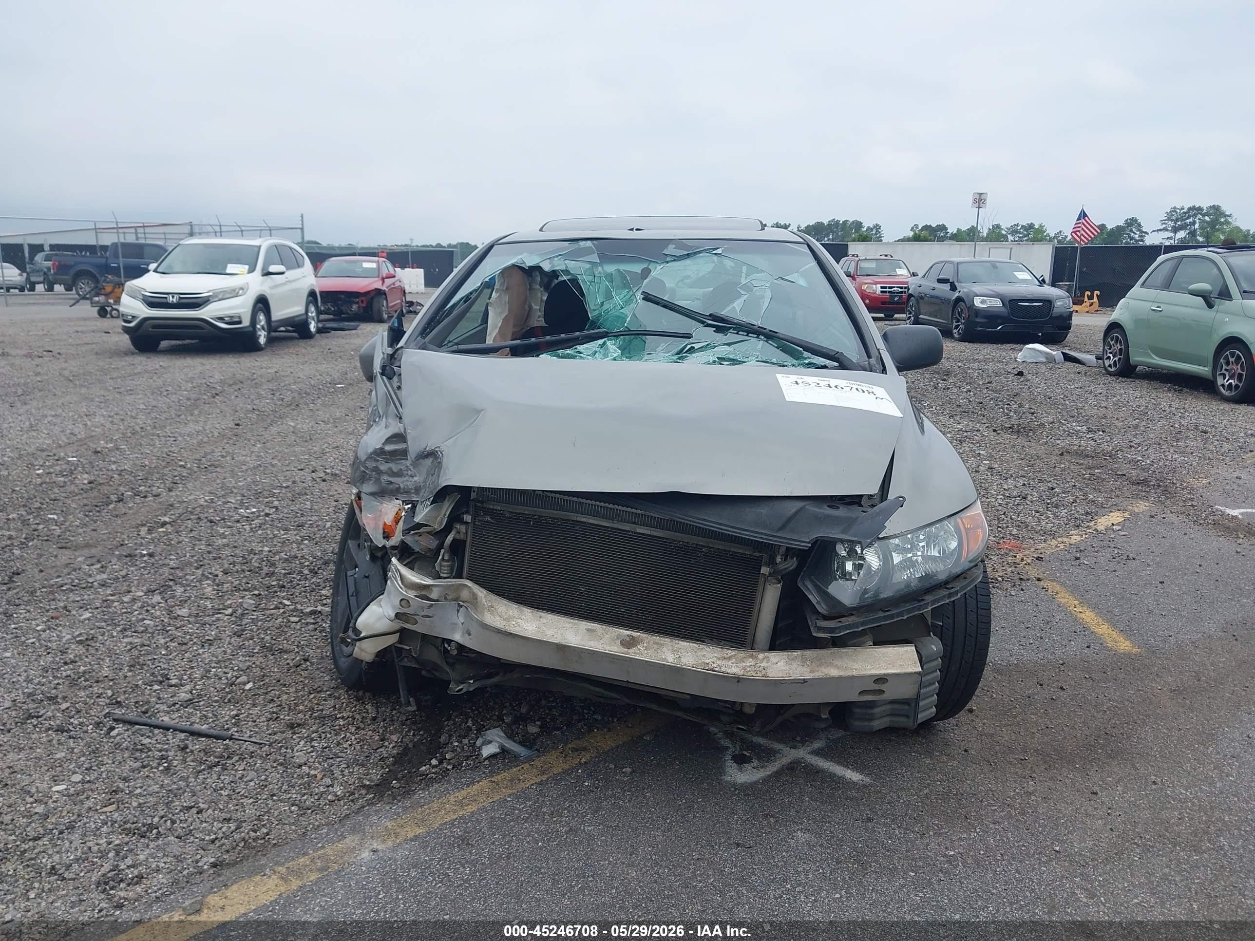 2008 Honda Civic Ex Gray vin: 2HGFG12848H578450
