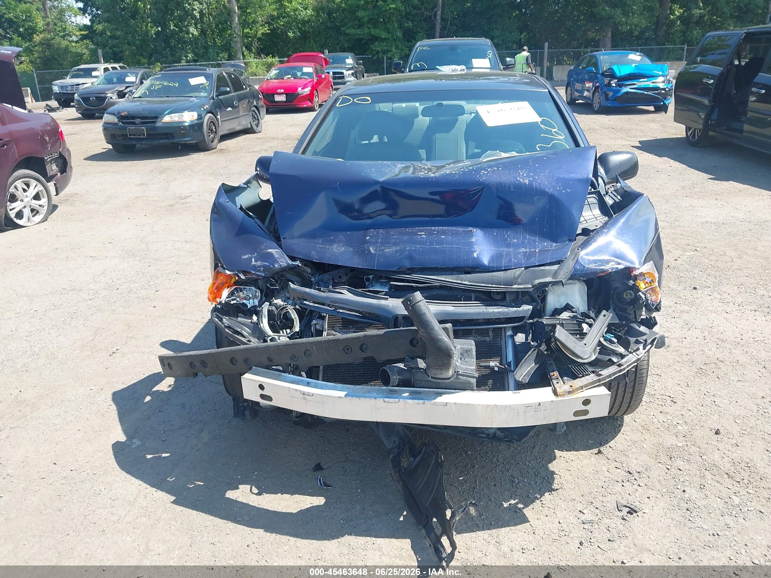 2008 Honda Civic Ex Blue vin: 2HGFG12848H582207