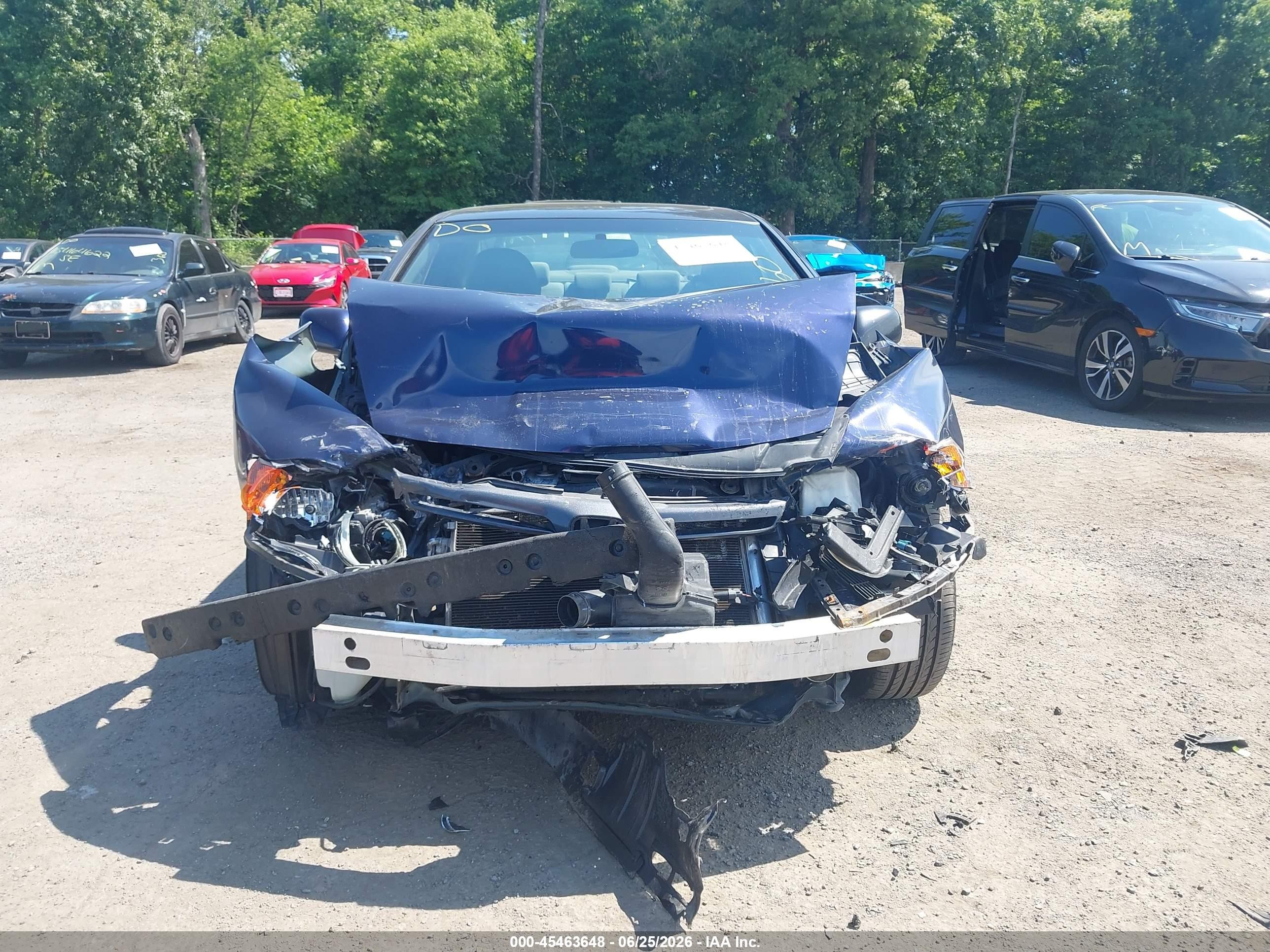 2008 Honda Civic Ex Blue vin: 2HGFG12848H582207