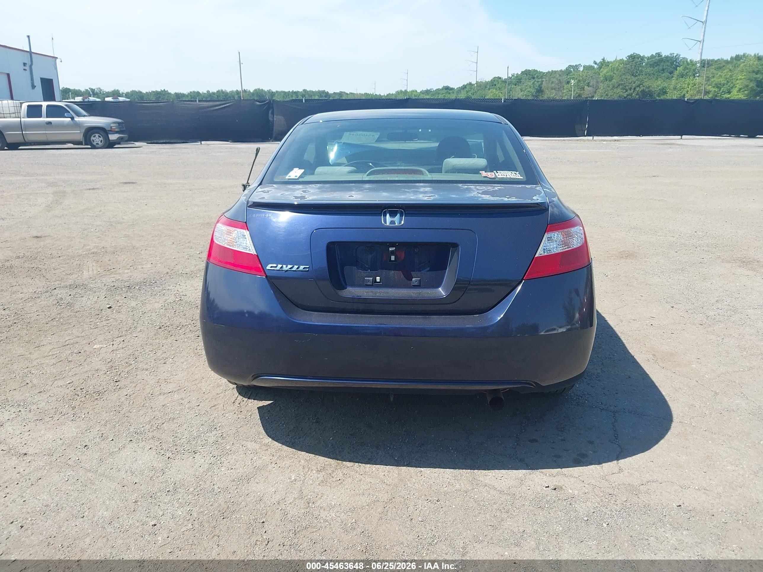 2008 Honda Civic Ex Blue vin: 2HGFG12848H582207