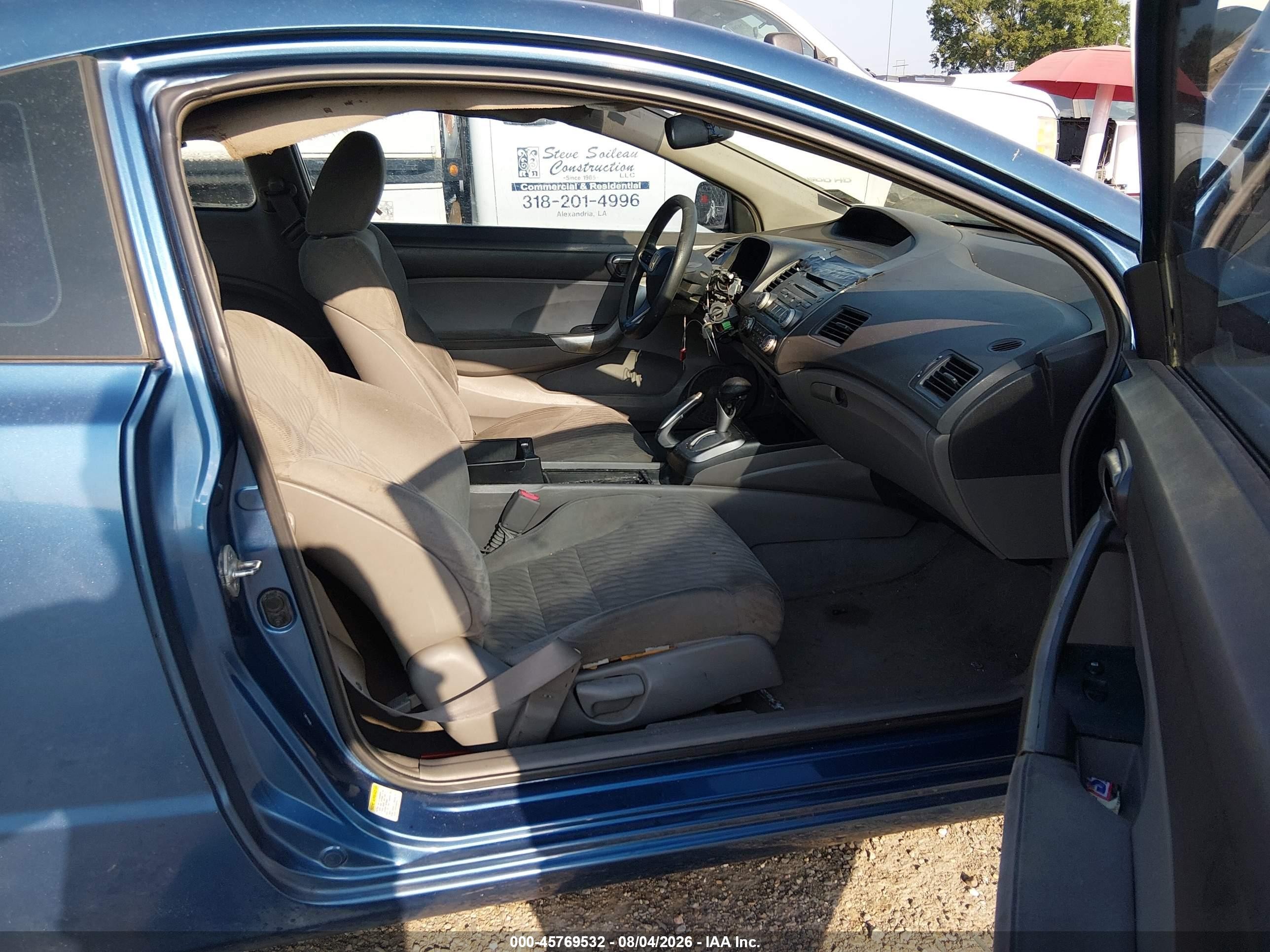 2009 Honda Civic Ex Blue vin: 2HGFG12849H524860