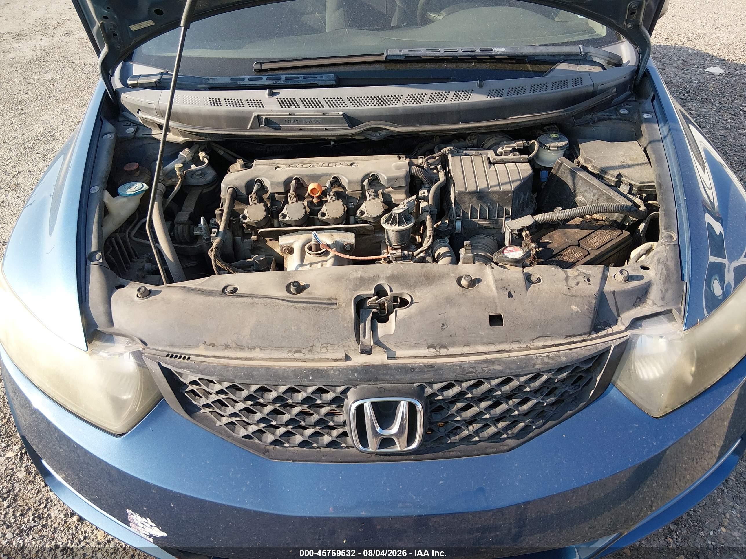 2009 Honda Civic Ex Blue vin: 2HGFG12849H524860