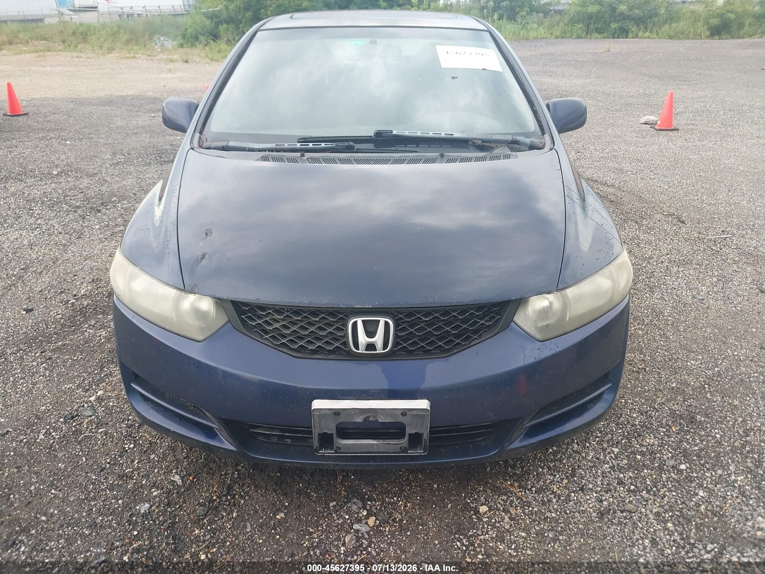 2009 Honda Civic Ex Blue vin: 2HGFG12849H533073