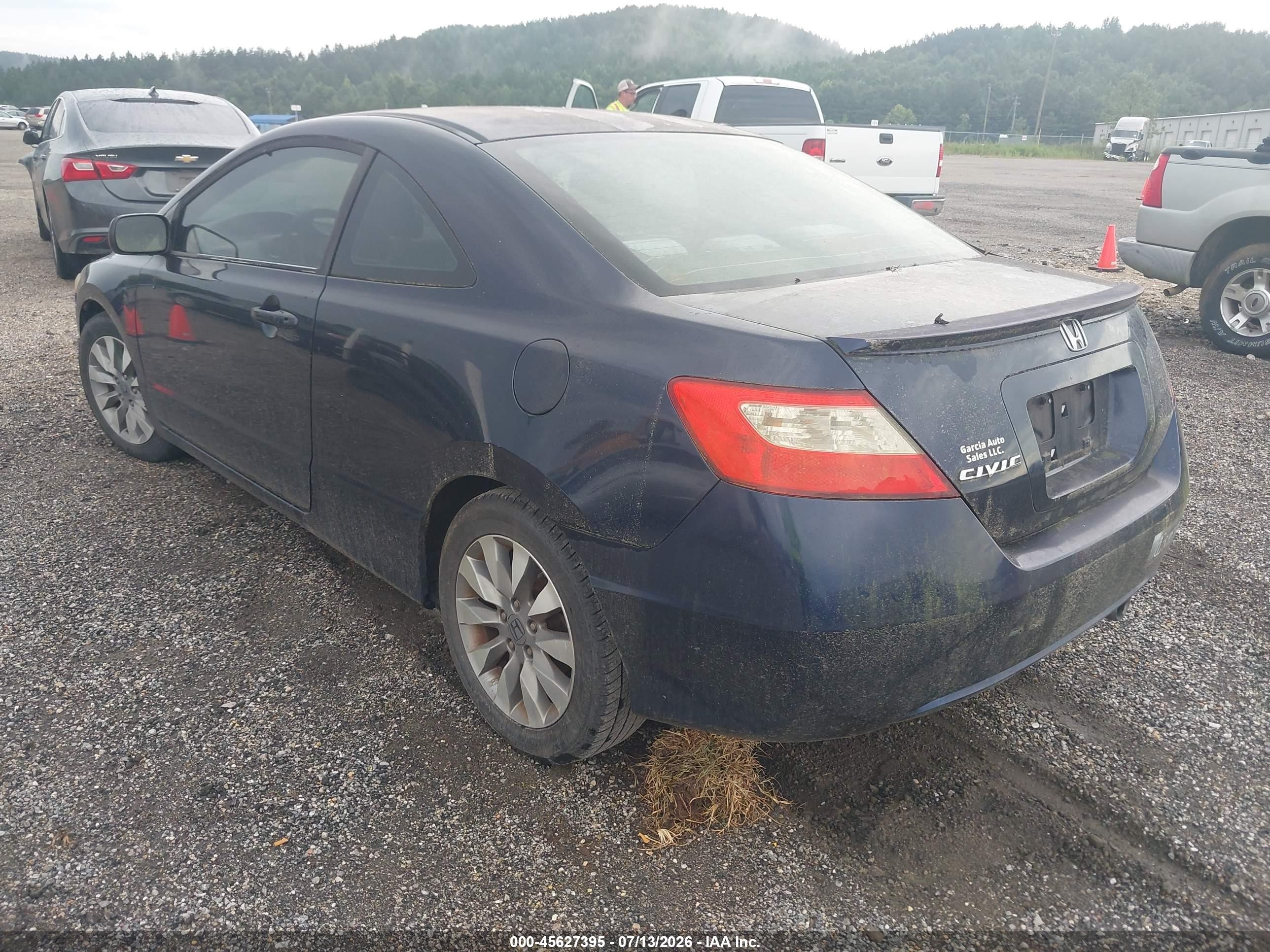 2009 Honda Civic Ex Blue vin: 2HGFG12849H533073