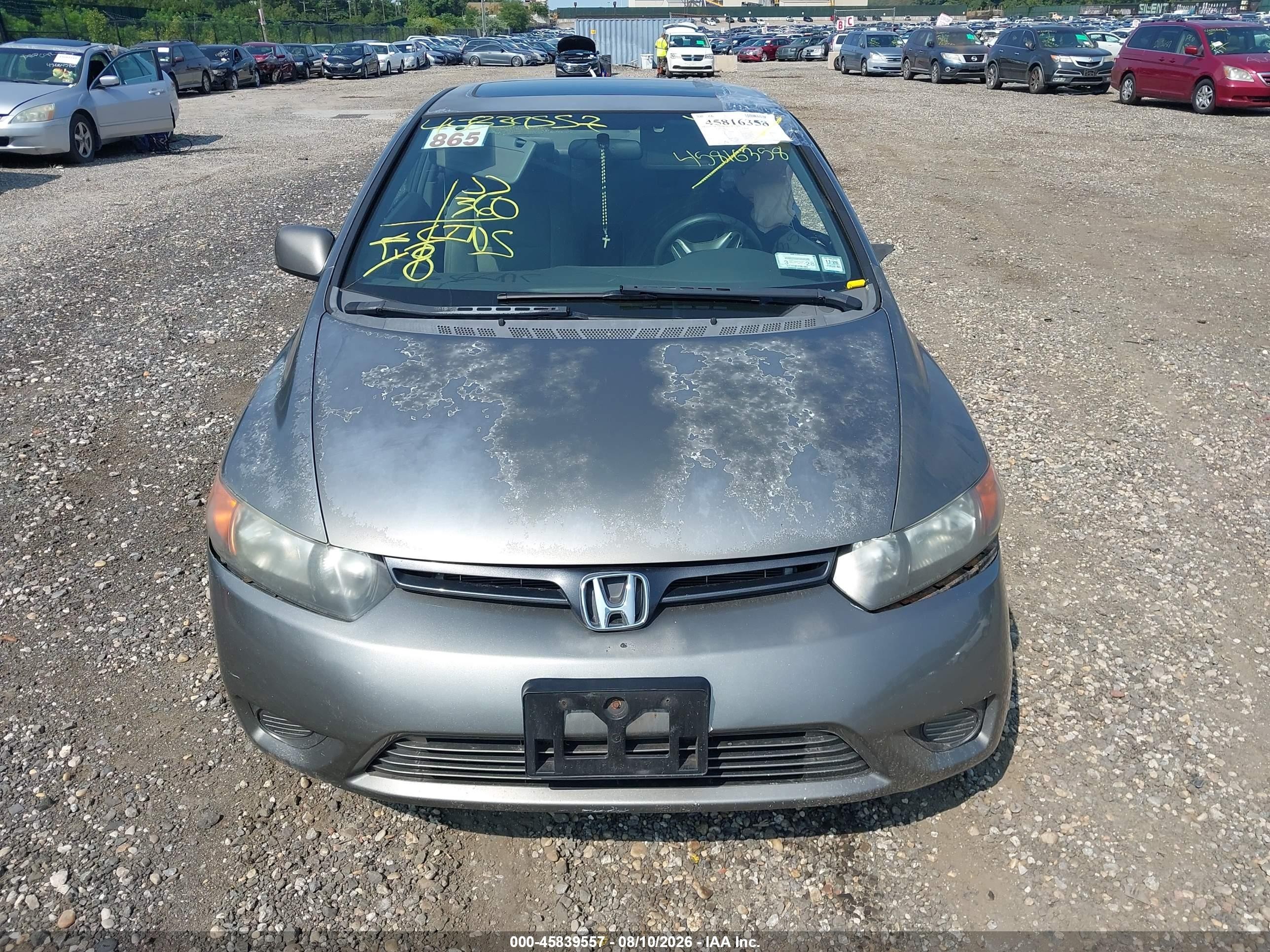 2006 Honda Civic Ex vin: 2HGFG12856H515869