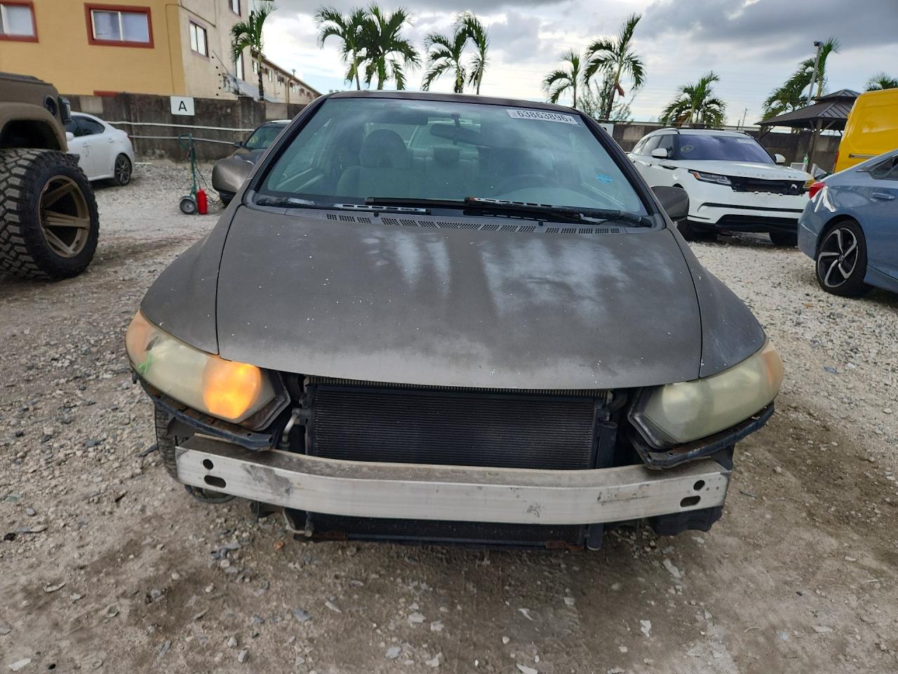 2006 Honda Civic Ex Серый vin: 2HGFG12856H515967