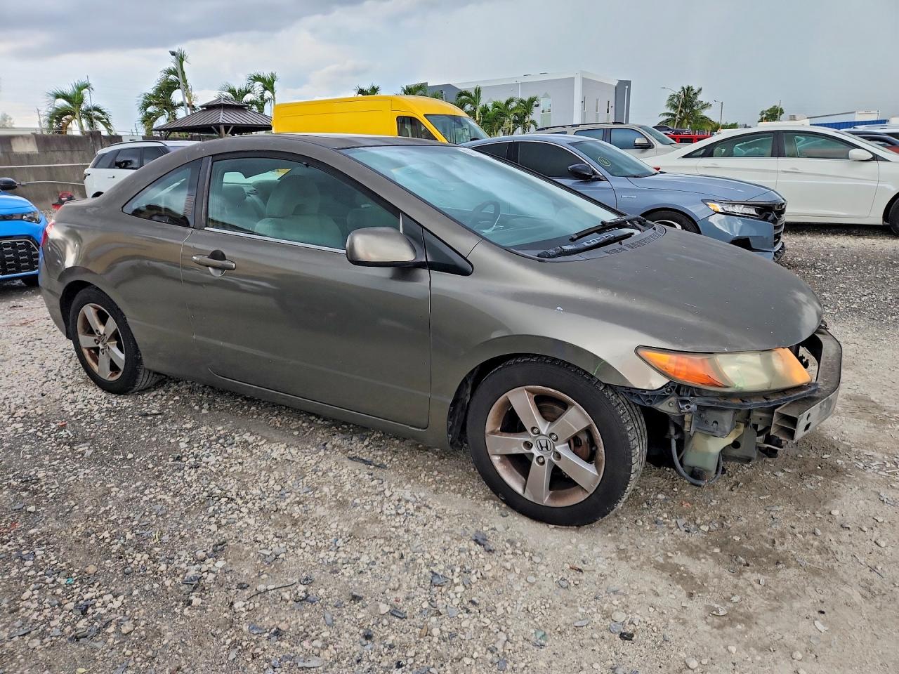 2006 Honda Civic Ex Серый vin: 2HGFG12856H515967