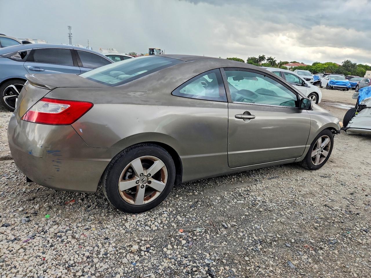 2006 Honda Civic Ex Серый vin: 2HGFG12856H515967