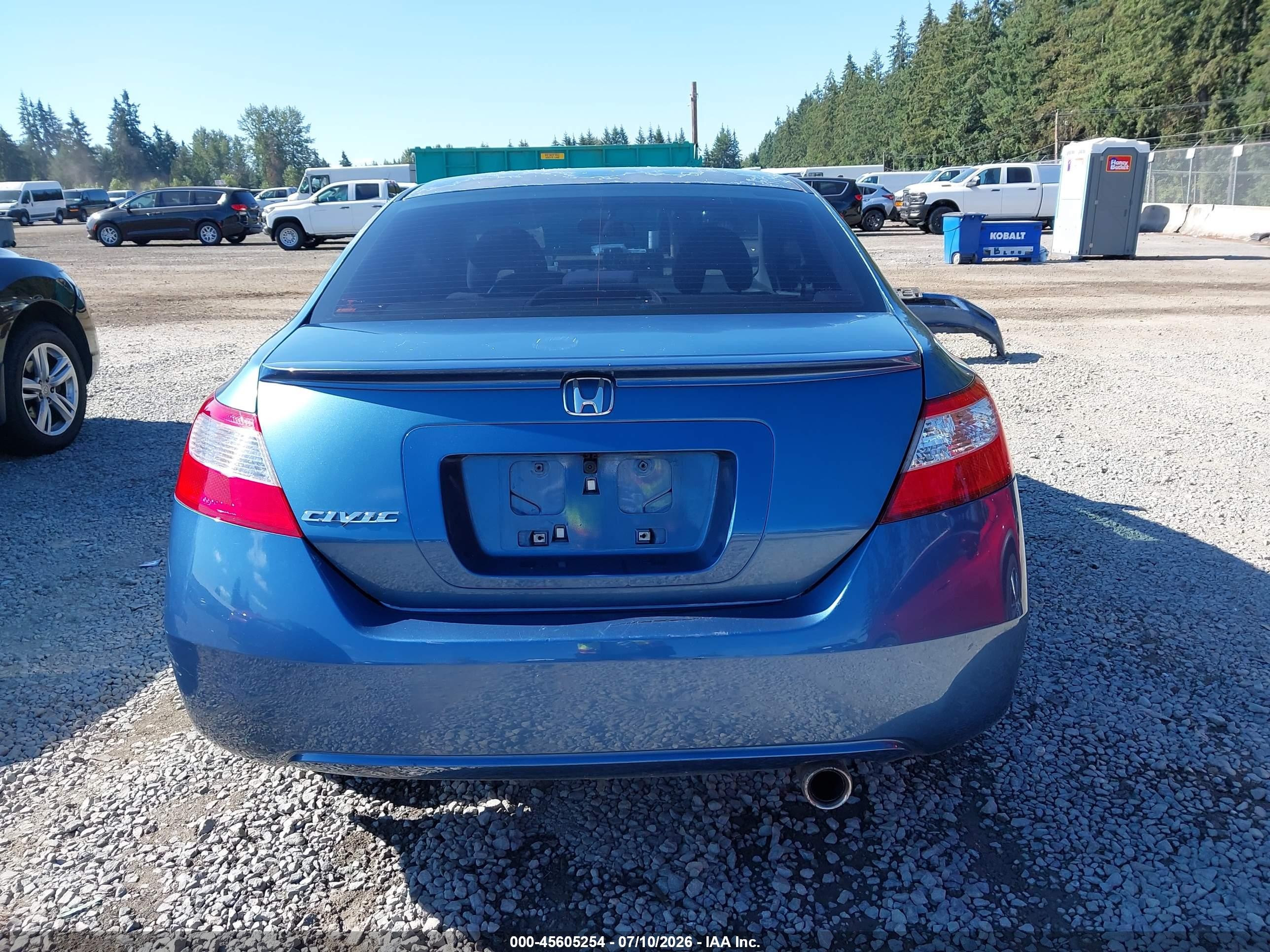 2006 Honda Civic Ex Blue vin: 2HGFG12856H526127