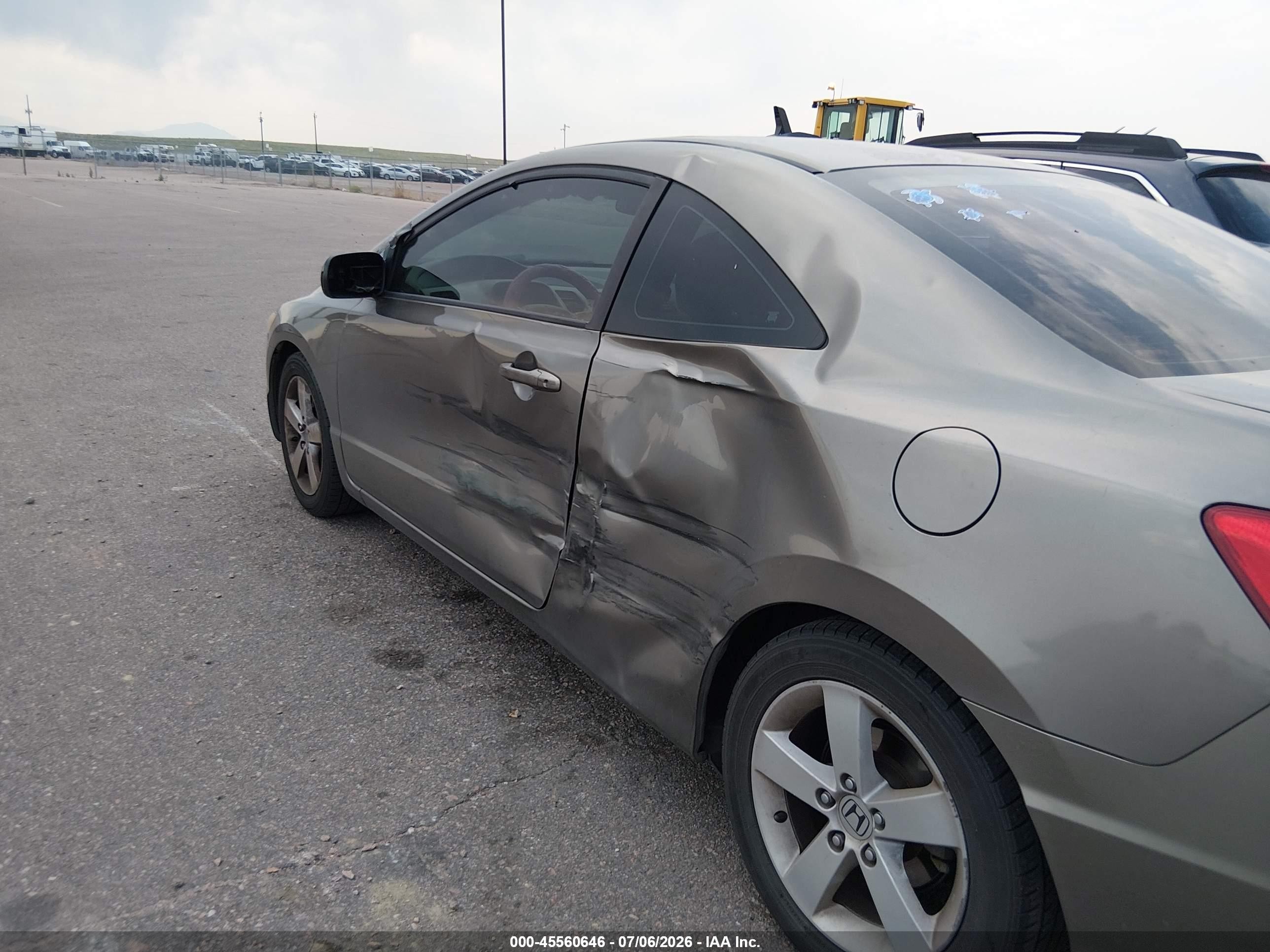 2006 Honda Civic Ex Серый vin: 2HGFG12856H534874