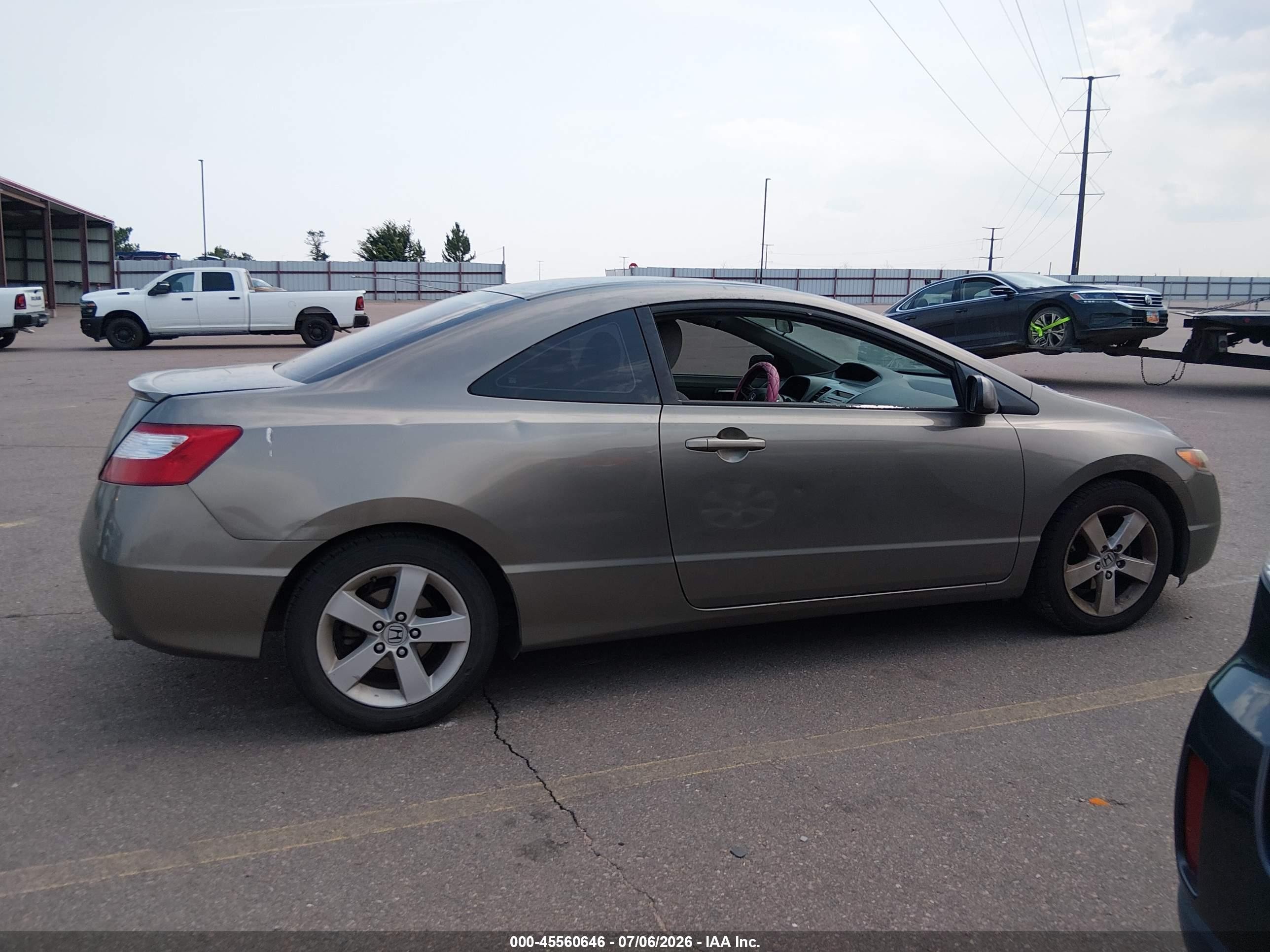 2006 Honda Civic Ex Серый vin: 2HGFG12856H534874