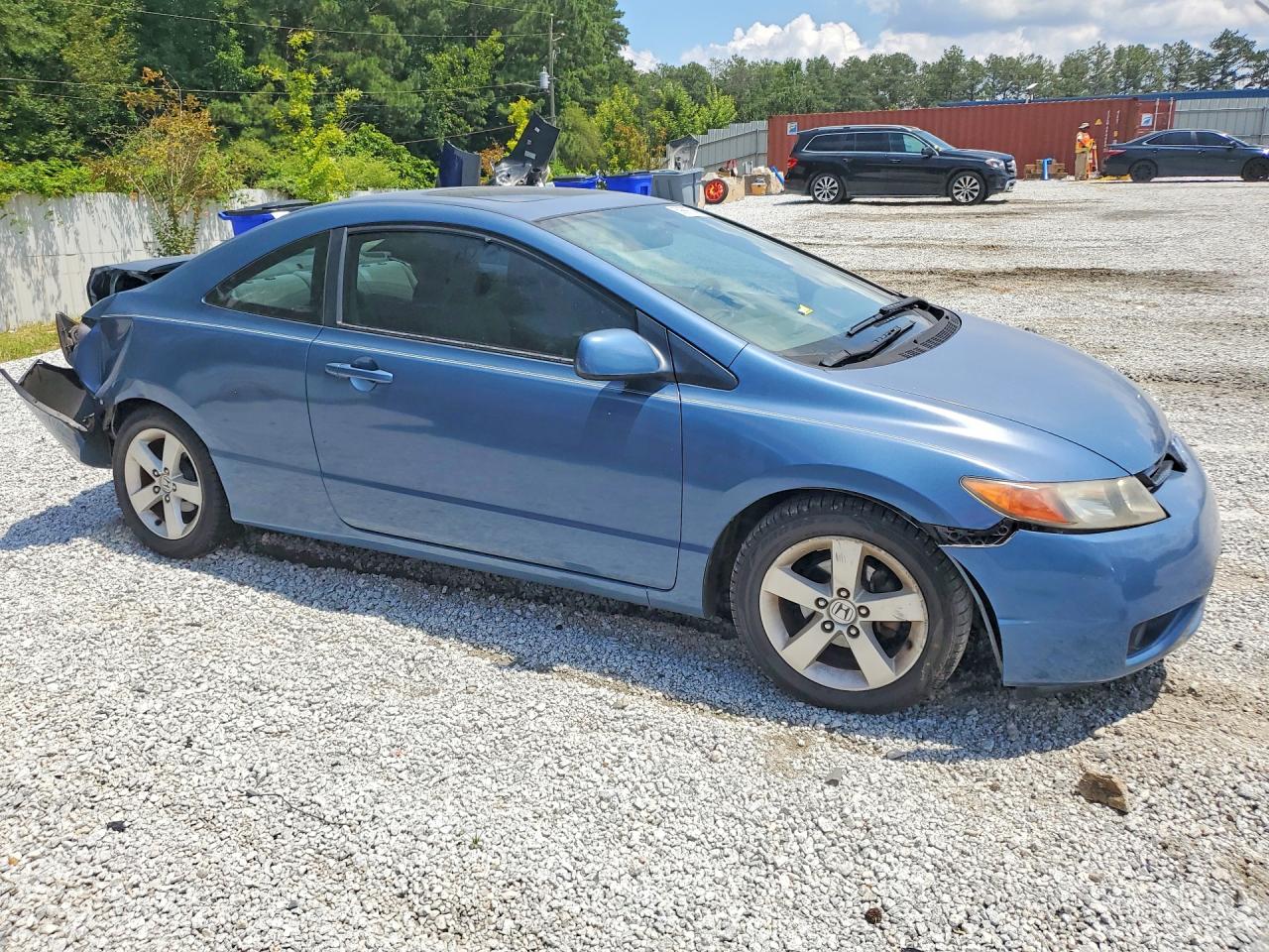 2006 Honda Civic Ex Синий vin: 2HGFG12856H534910