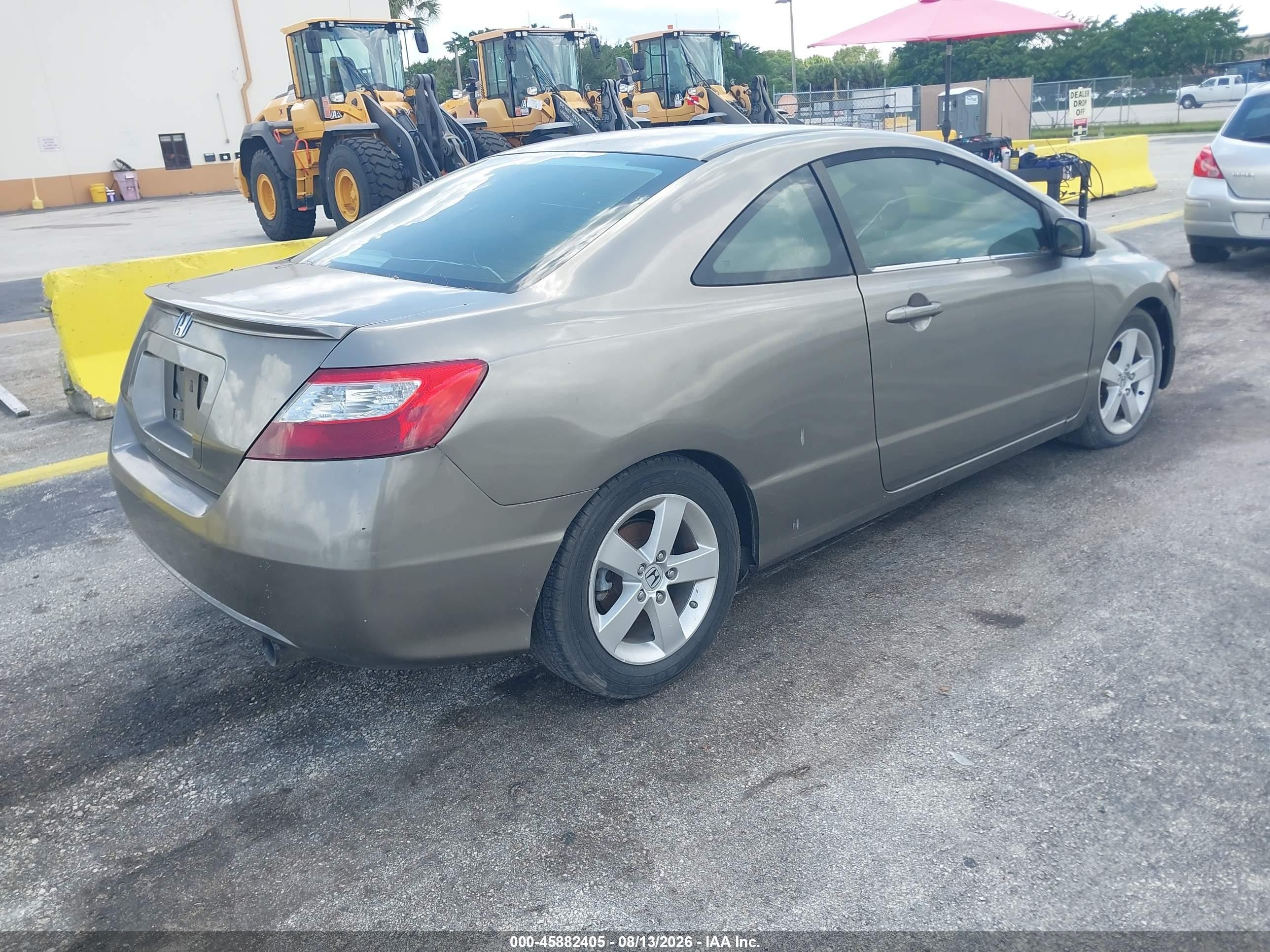 2006 Honda Civic Ex Золотой vin: 2HGFG12856H538469