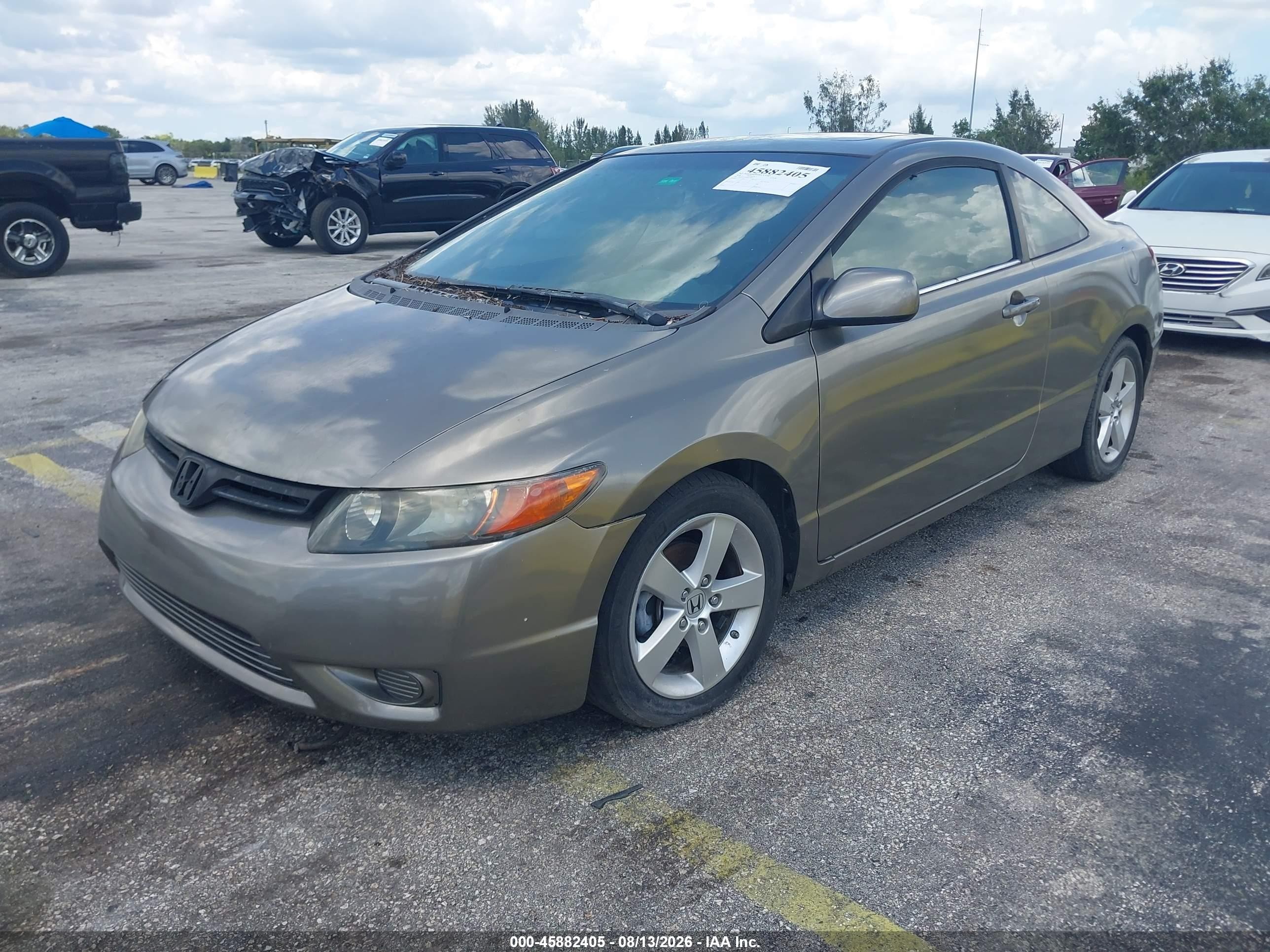 2006 Honda Civic Ex Золотой vin: 2HGFG12856H538469