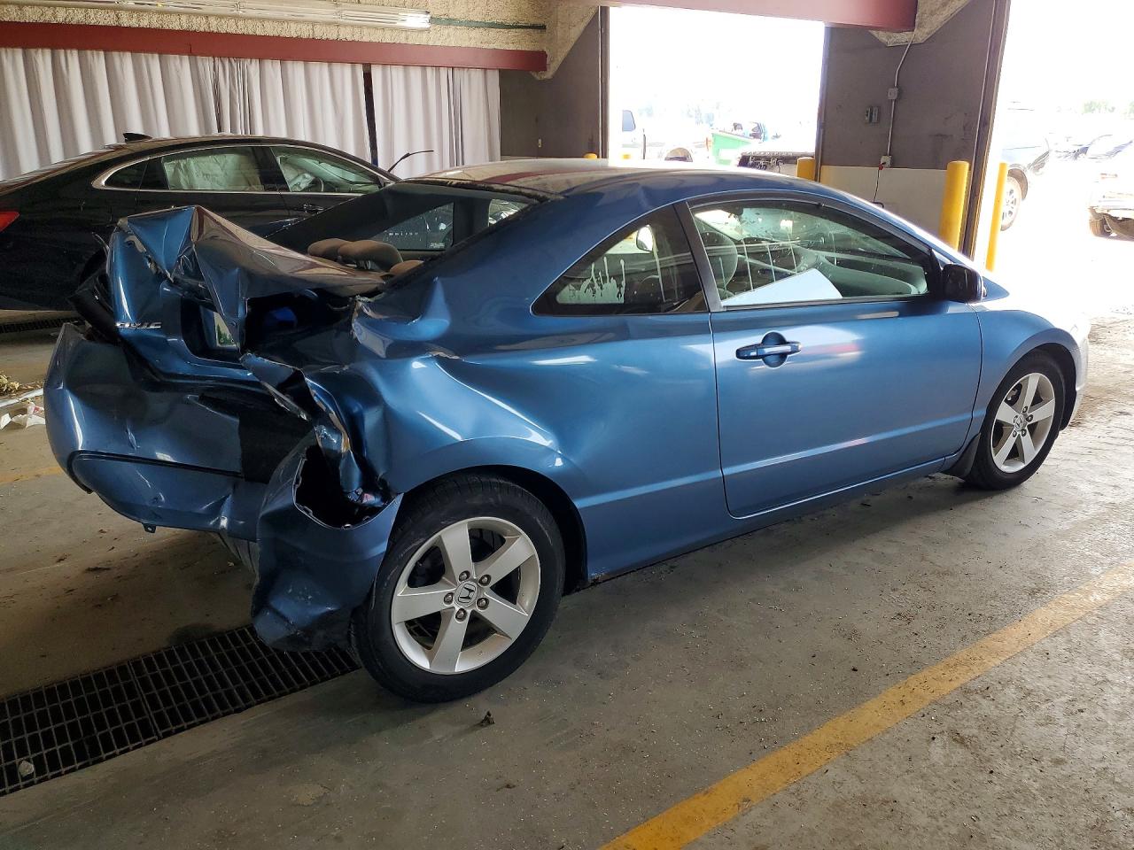 2006 Honda Civic Ex Blue vin: 2HGFG12856H580527