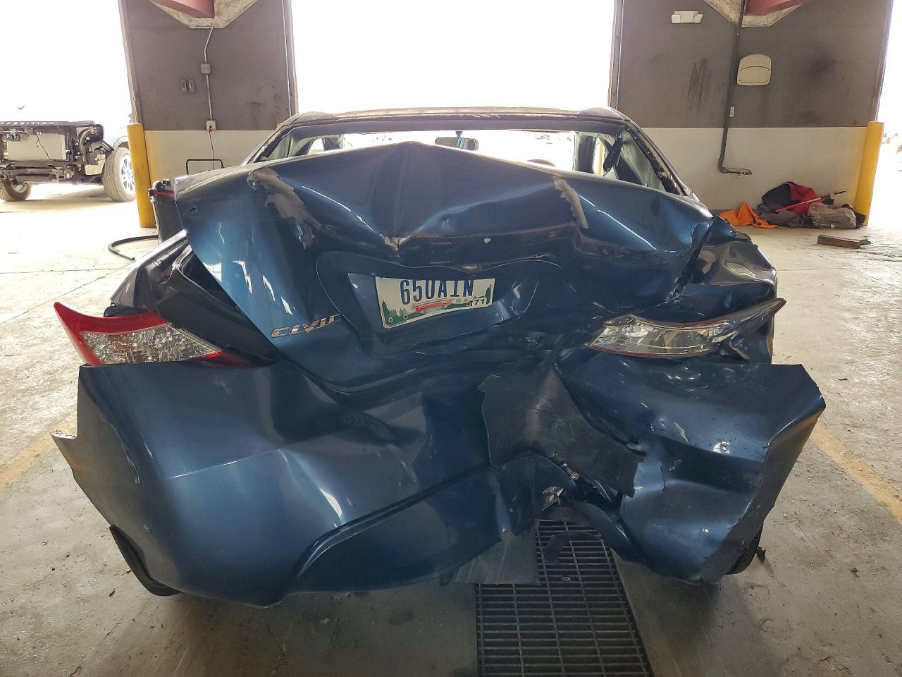2006 Honda Civic Ex Blue vin: 2HGFG12856H580527