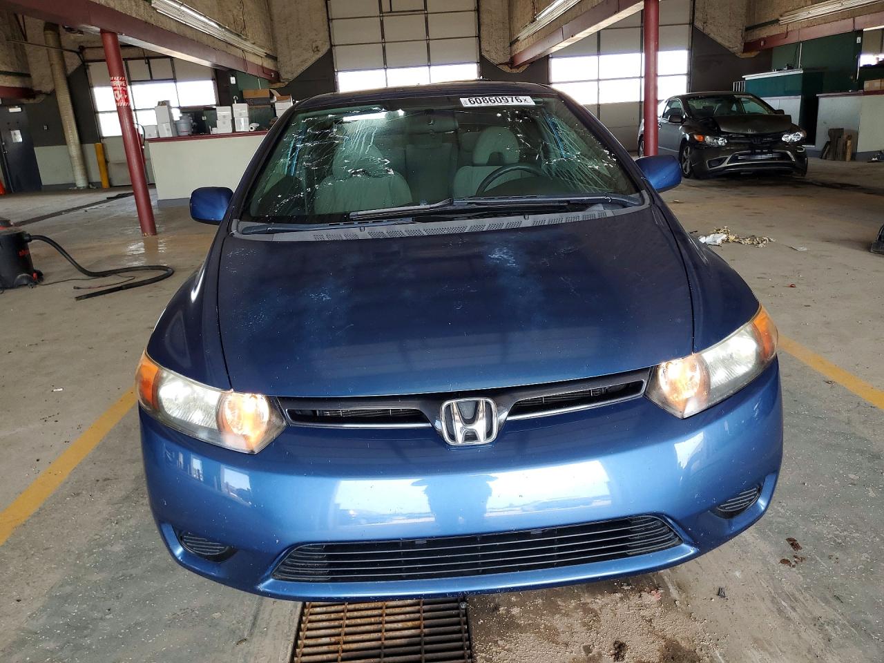 2006 Honda Civic Ex Blue vin: 2HGFG12856H580527