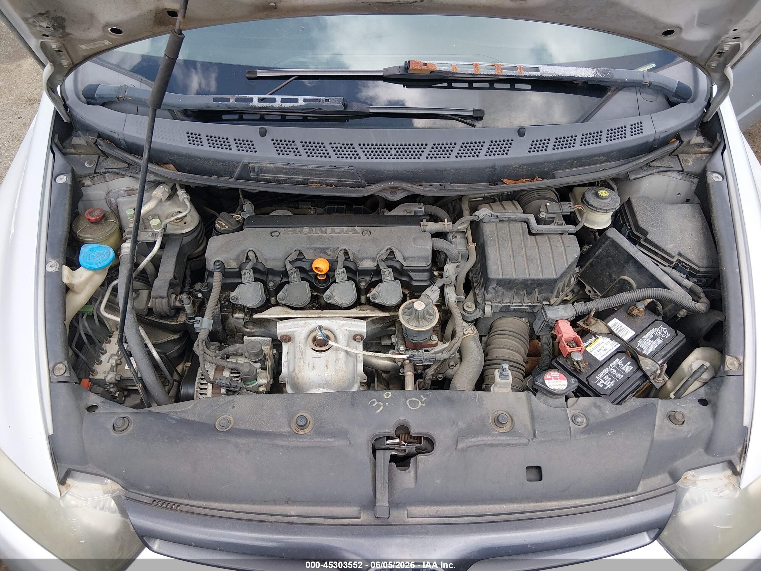 2007 Honda Civic Ex Silver vin: 2HGFG12857H535430