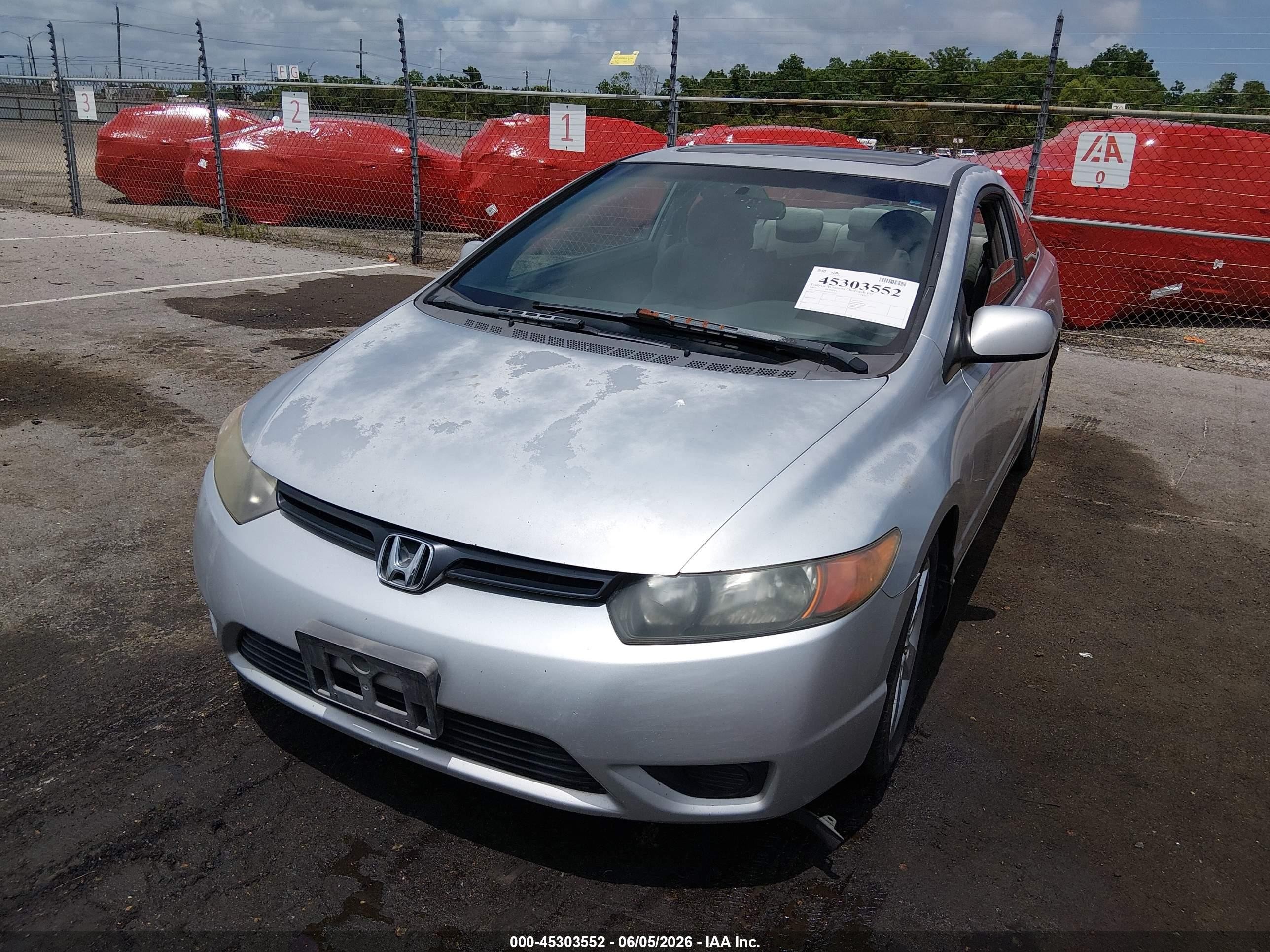2007 Honda Civic Ex Silver vin: 2HGFG12857H535430