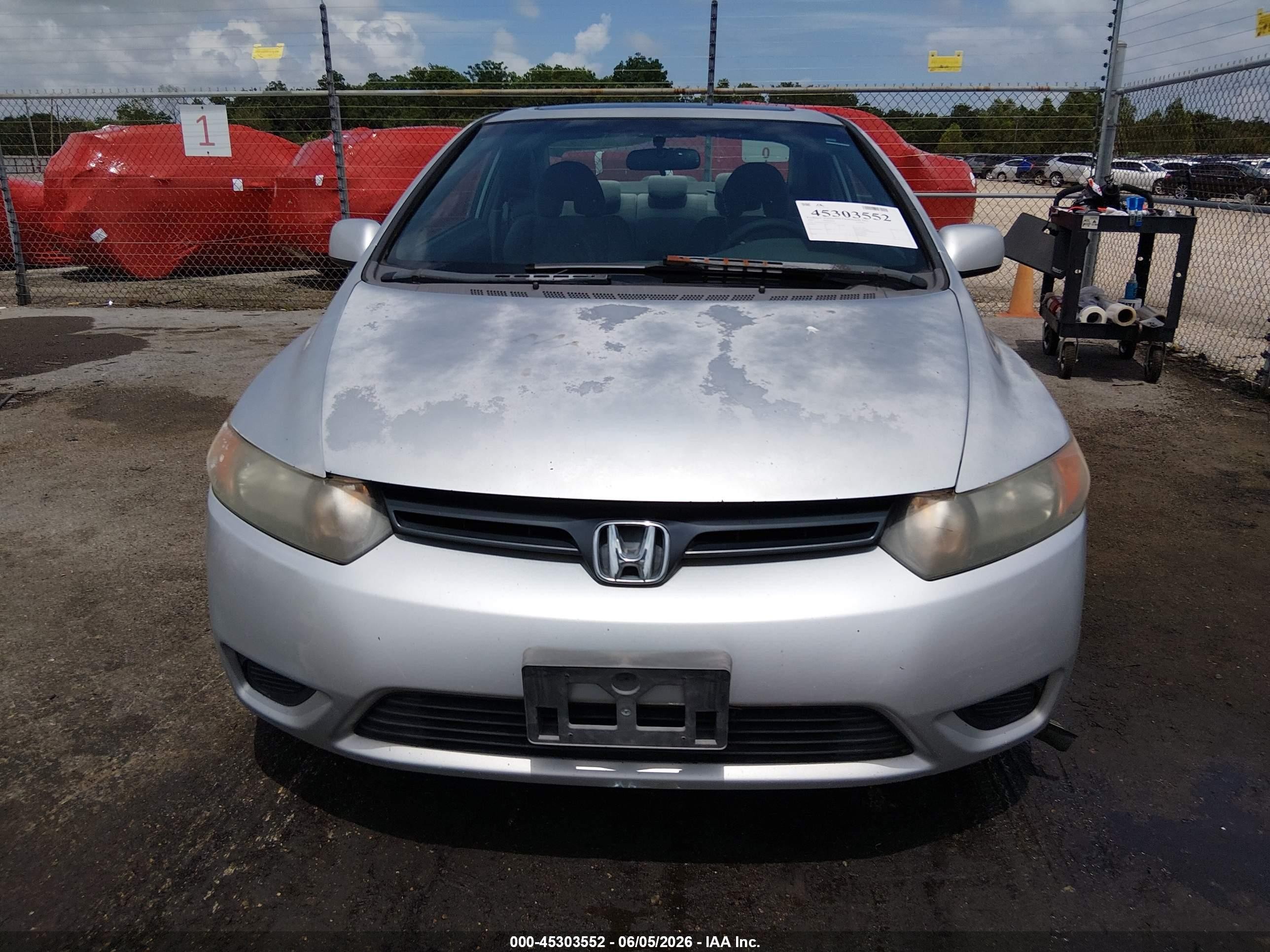 2007 Honda Civic Ex Silver vin: 2HGFG12857H535430