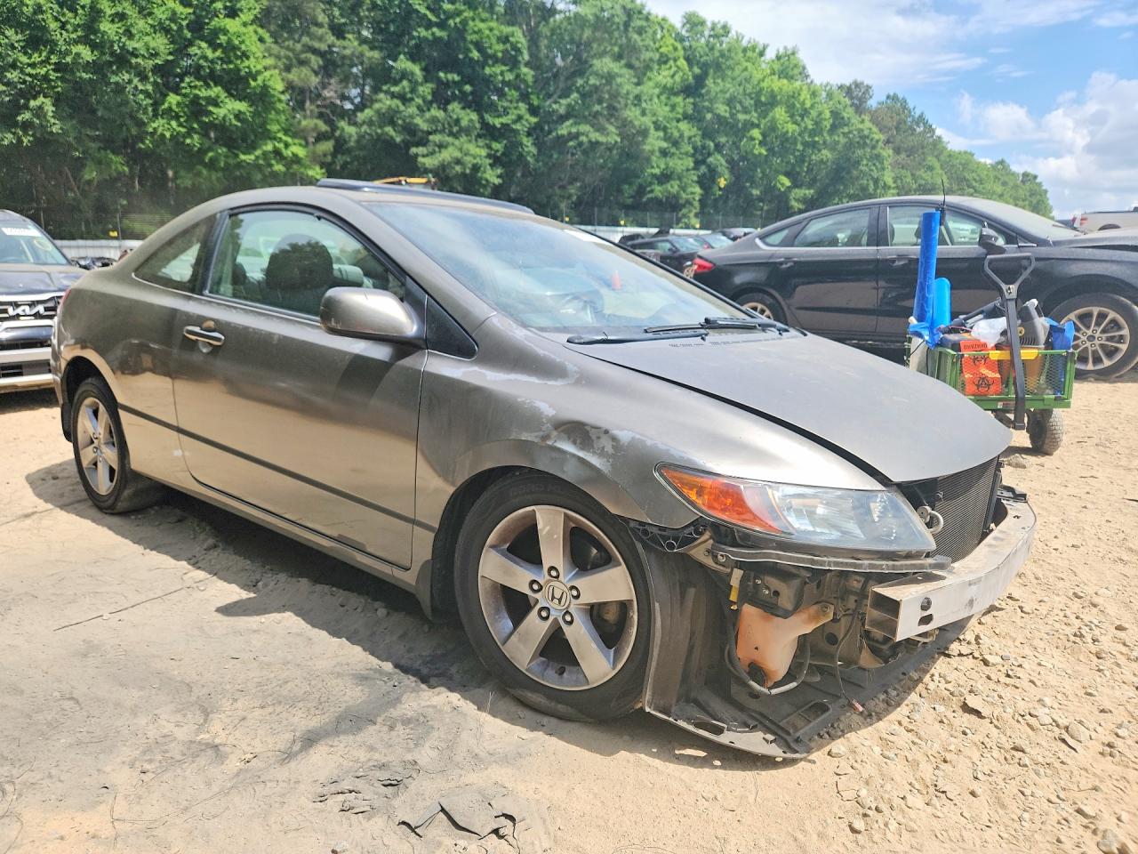 2007 Honda Civic Ex Silver vin: 2HGFG12857H555984