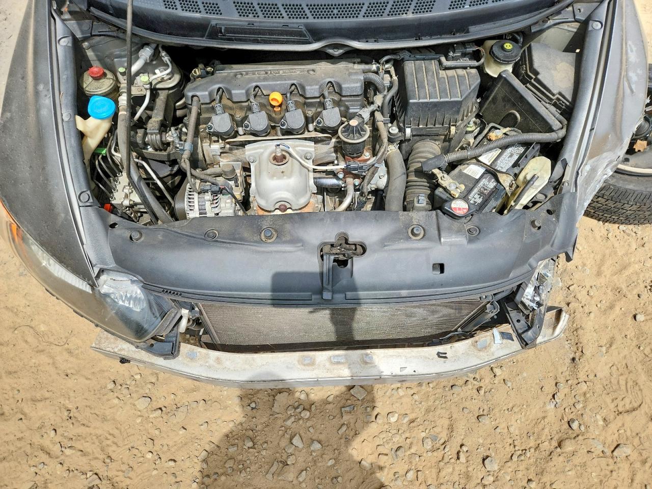 2007 Honda Civic Ex Silver vin: 2HGFG12857H555984