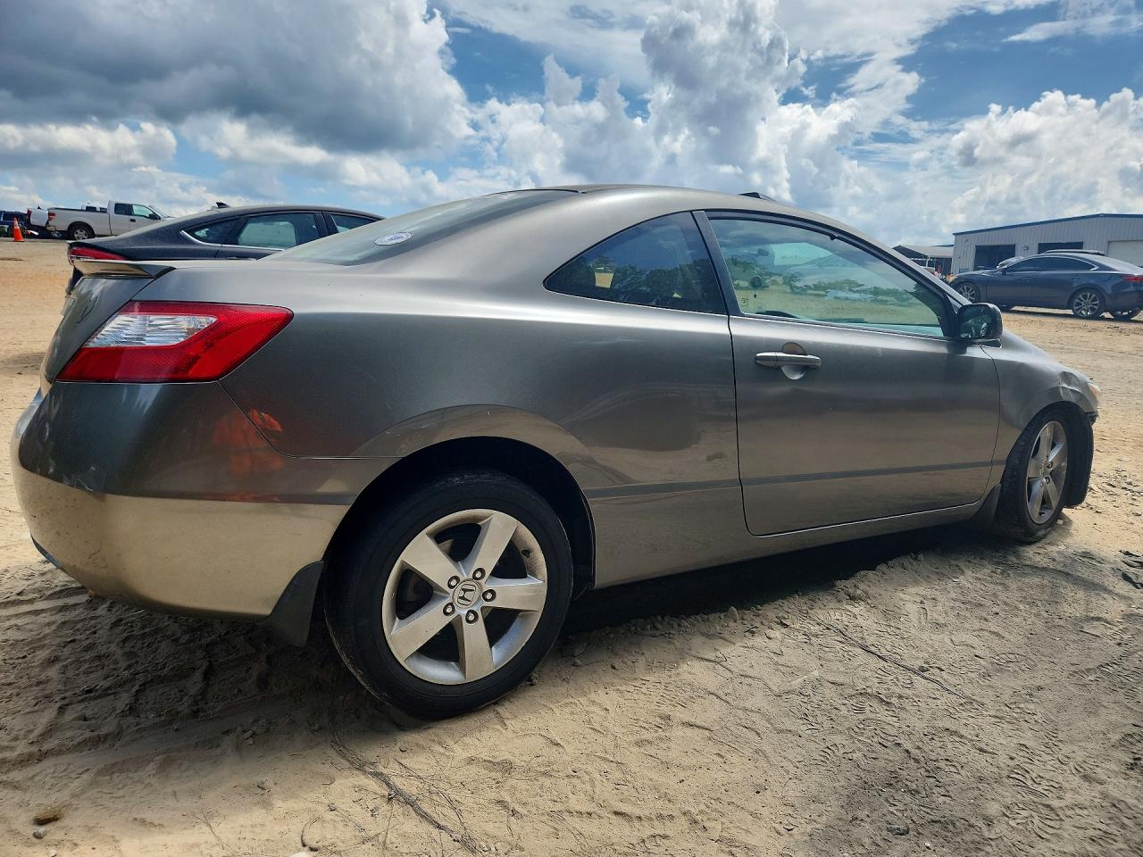 2007 Honda Civic Ex Silver vin: 2HGFG12857H555984