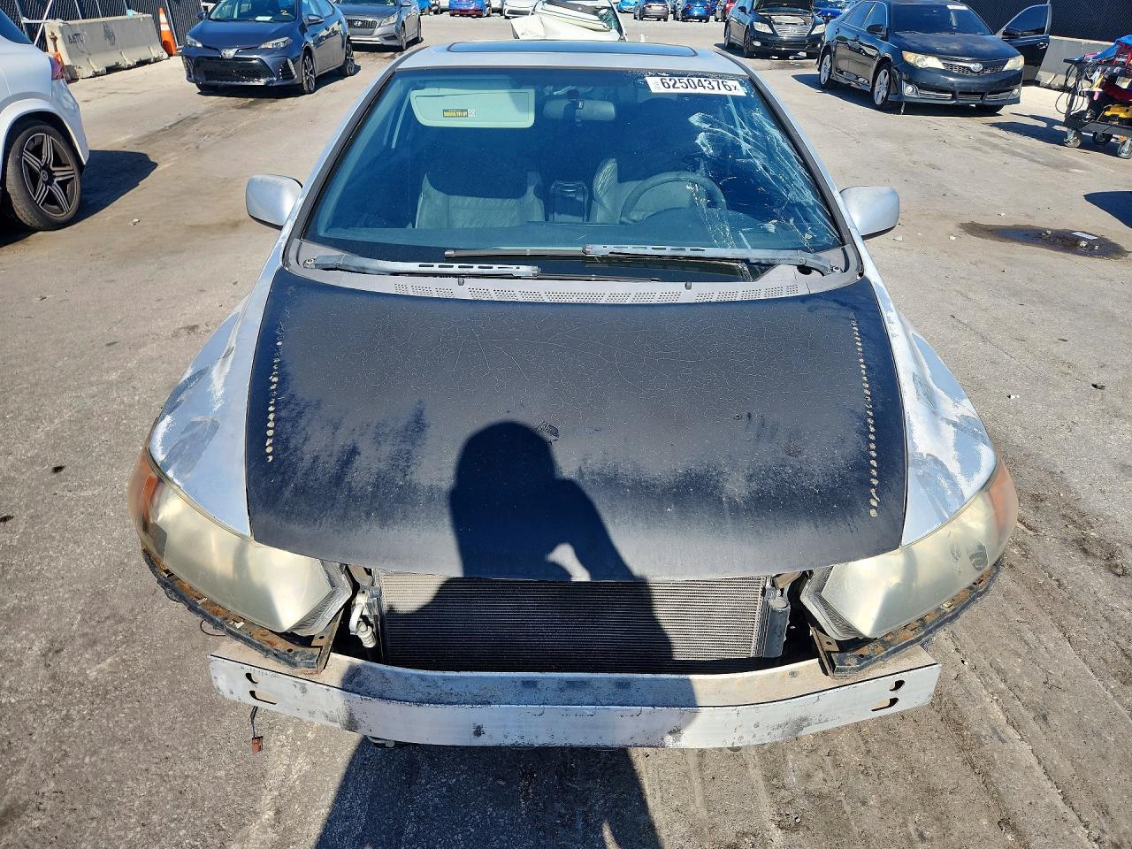 2007 Honda Civic Ex Silver vin: 2HGFG12857H557010
