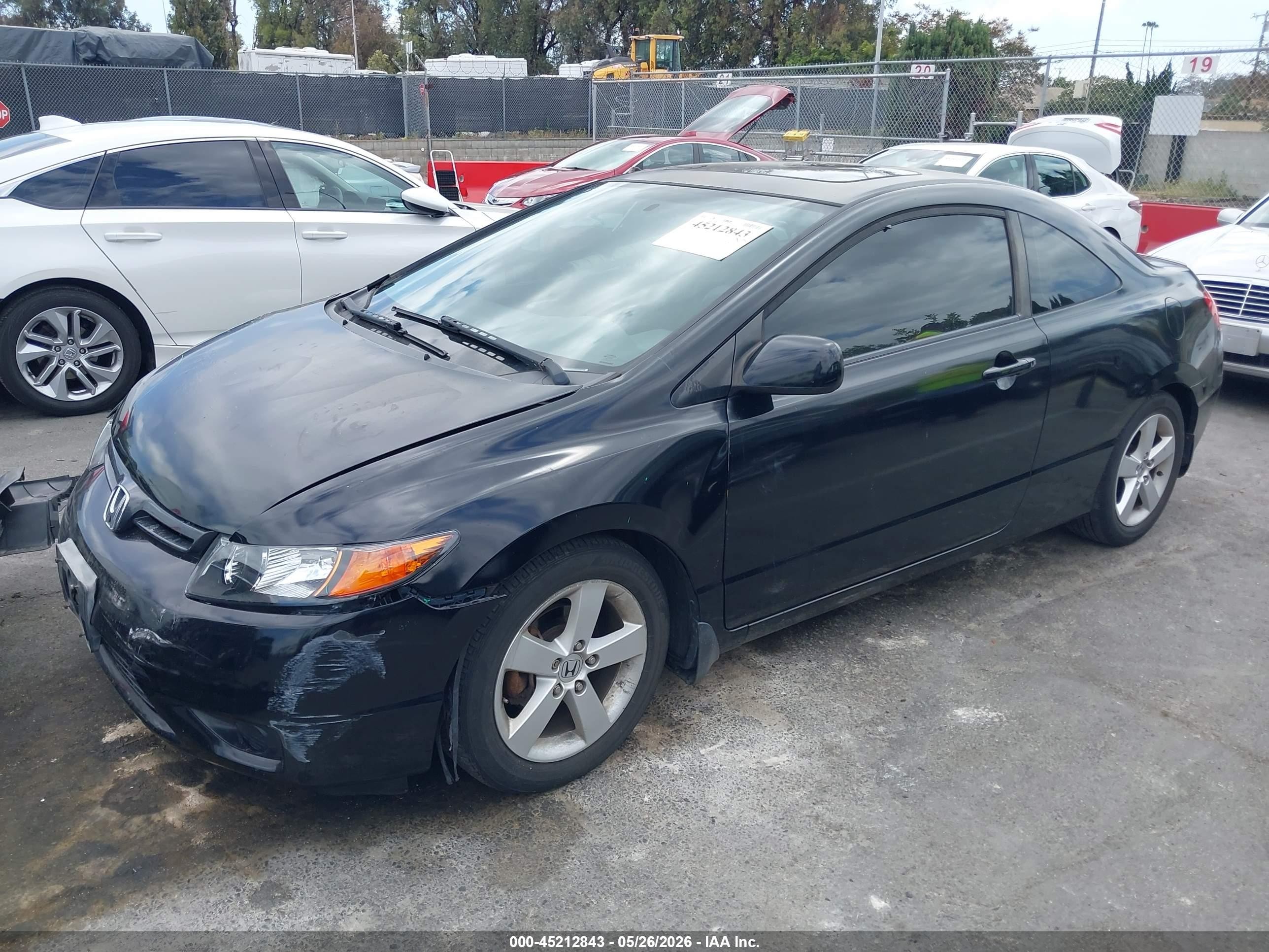 2007 Honda Civic Ex Gray vin: 2HGFG12857H560232